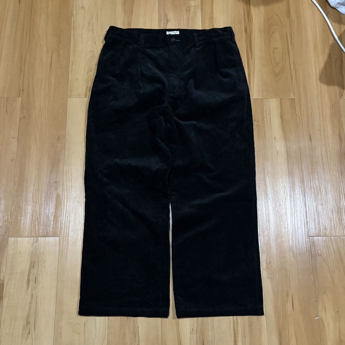 Burgus Plus BURGUS PLUS Wide Wale Corduroy Trousers pant lot BP24303 Size US 33 - 1 Thumbnail
