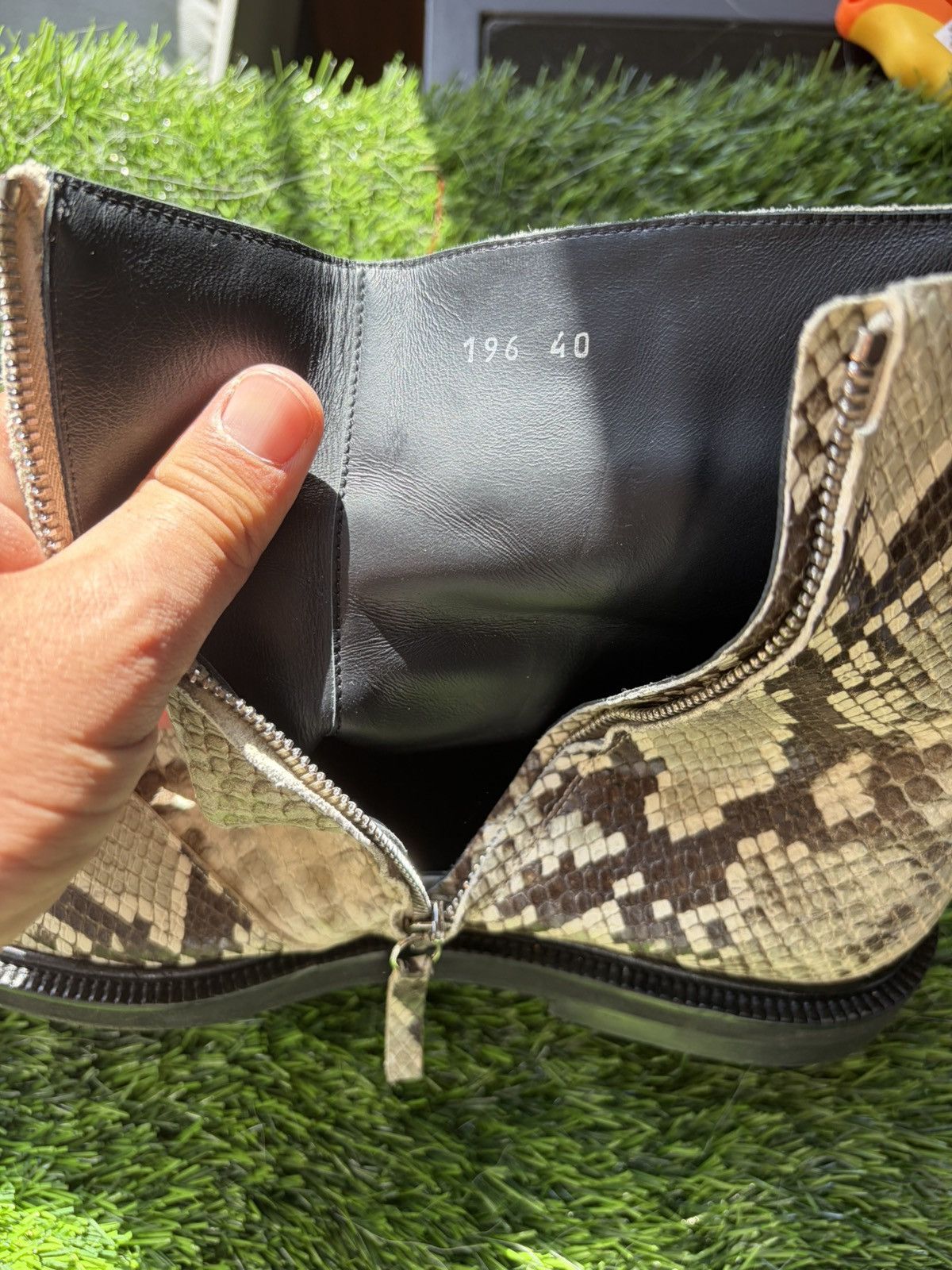 Acne Studios Acne studios boots snake skin size 40EU Size US 10 / IT 40 - 4 Thumbnail
