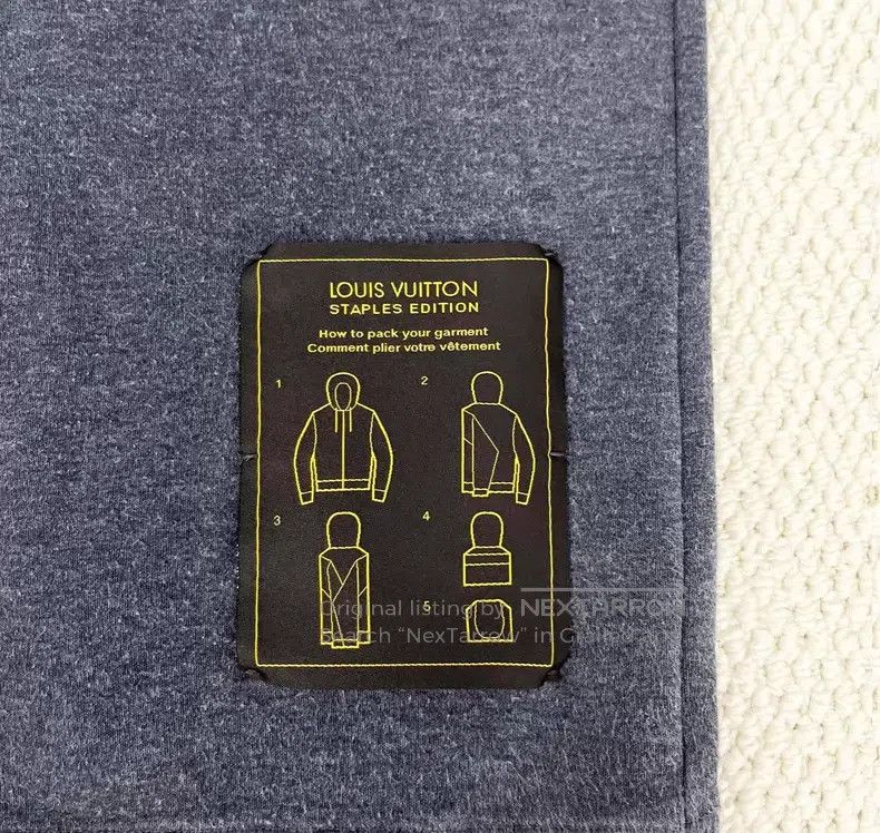 Louis Vuitton Louis Vuitton Grey Metallic Pin Instruction Book logo Zip Size US S / EU 44-46 / 1 - 5 Thumbnail