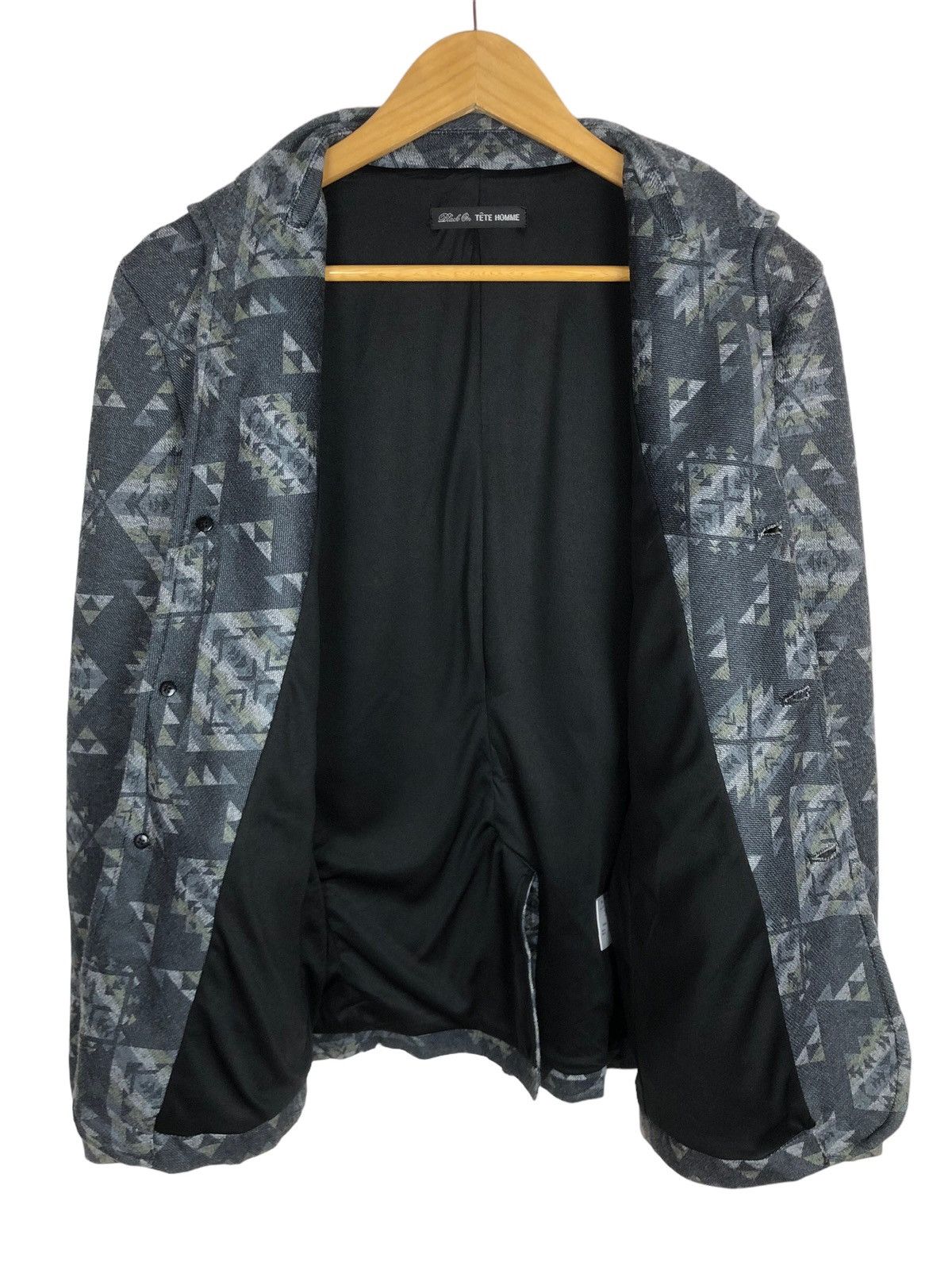 Issey Miyake Vintage Tete Homme Issey Coat Single Breasted Jacket Size US S / EU 44-46 / 1 - 8 Thumbnail
