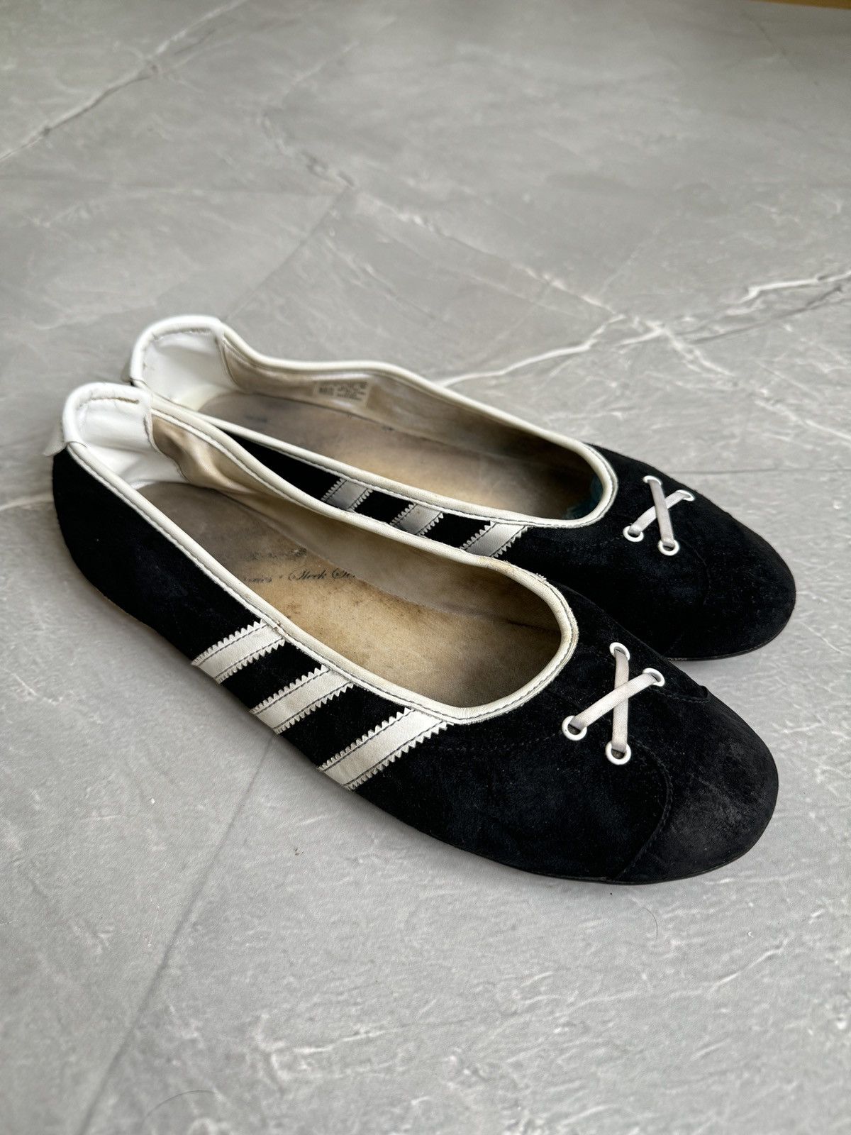 Adidas Vintage Adidas Sleek Series Suede Ballet Flats Y2k Size US 9.5 / IT 39.5 - 5 Thumbnail