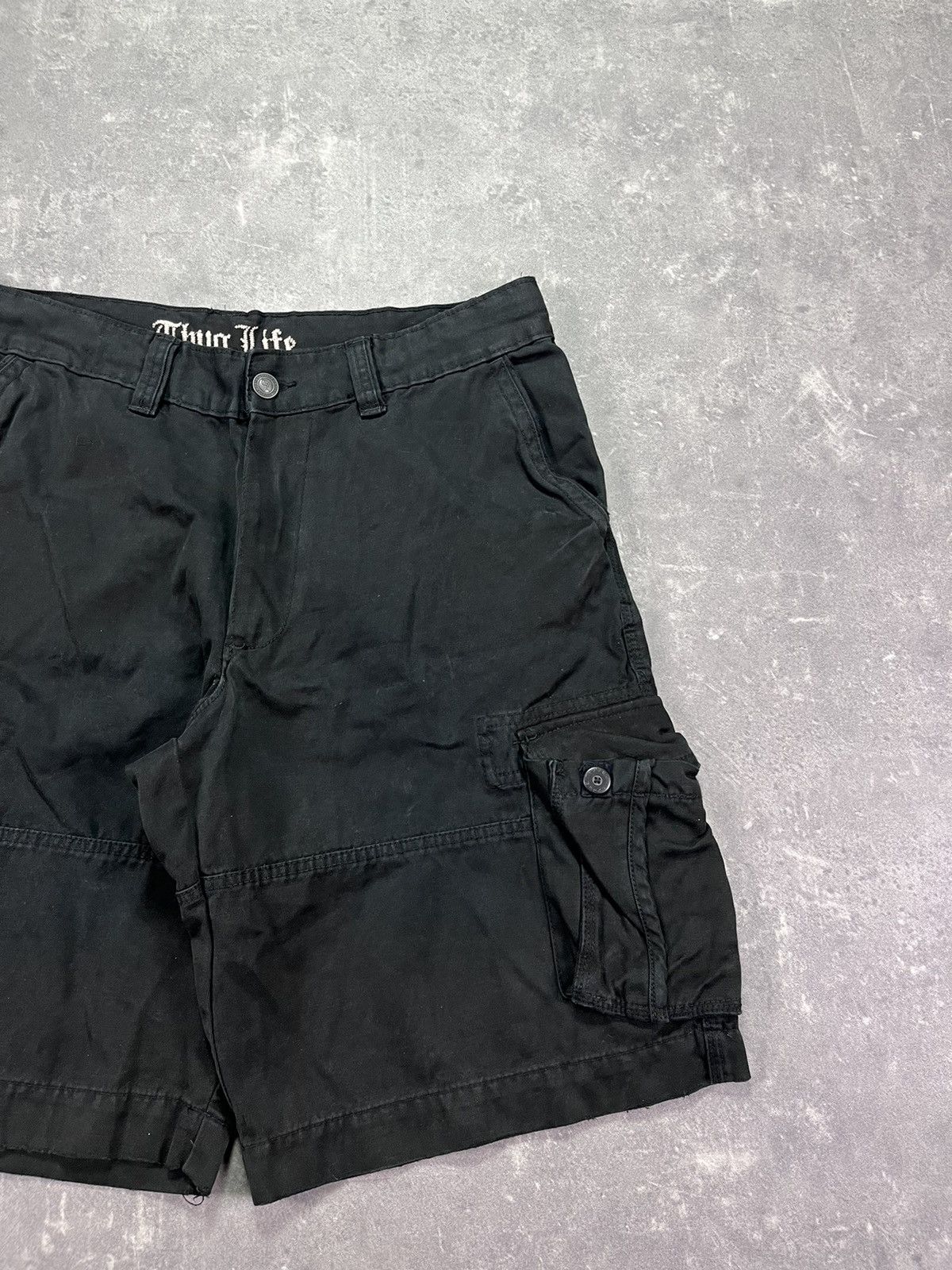 JNCO Thug Life Vintage Baggy Cargo Shorts Jorts 36 Rare Size US 36 / EU 52 - 3 Thumbnail