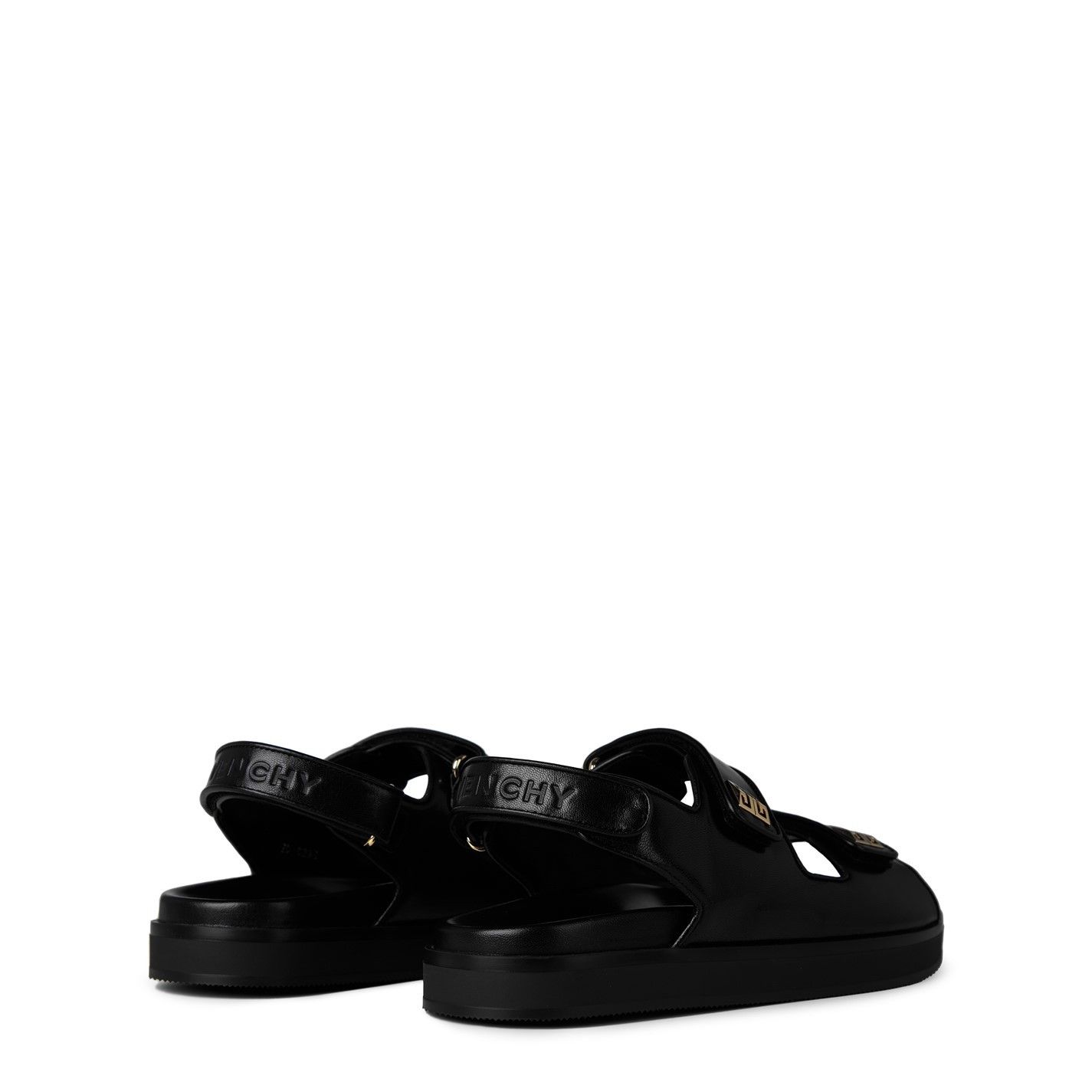 Givenchy o1srvl11e0625 4G Sandals in Black Size US 7 / IT 37 - 5 Thumbnail