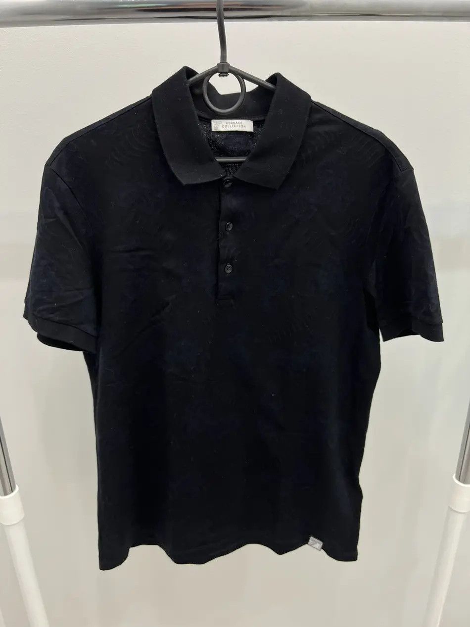 Versace Versace Collection Full Over Print Polo Tee T-shirt Size US L / EU 52-54 / 3 - 1 Thumbnail