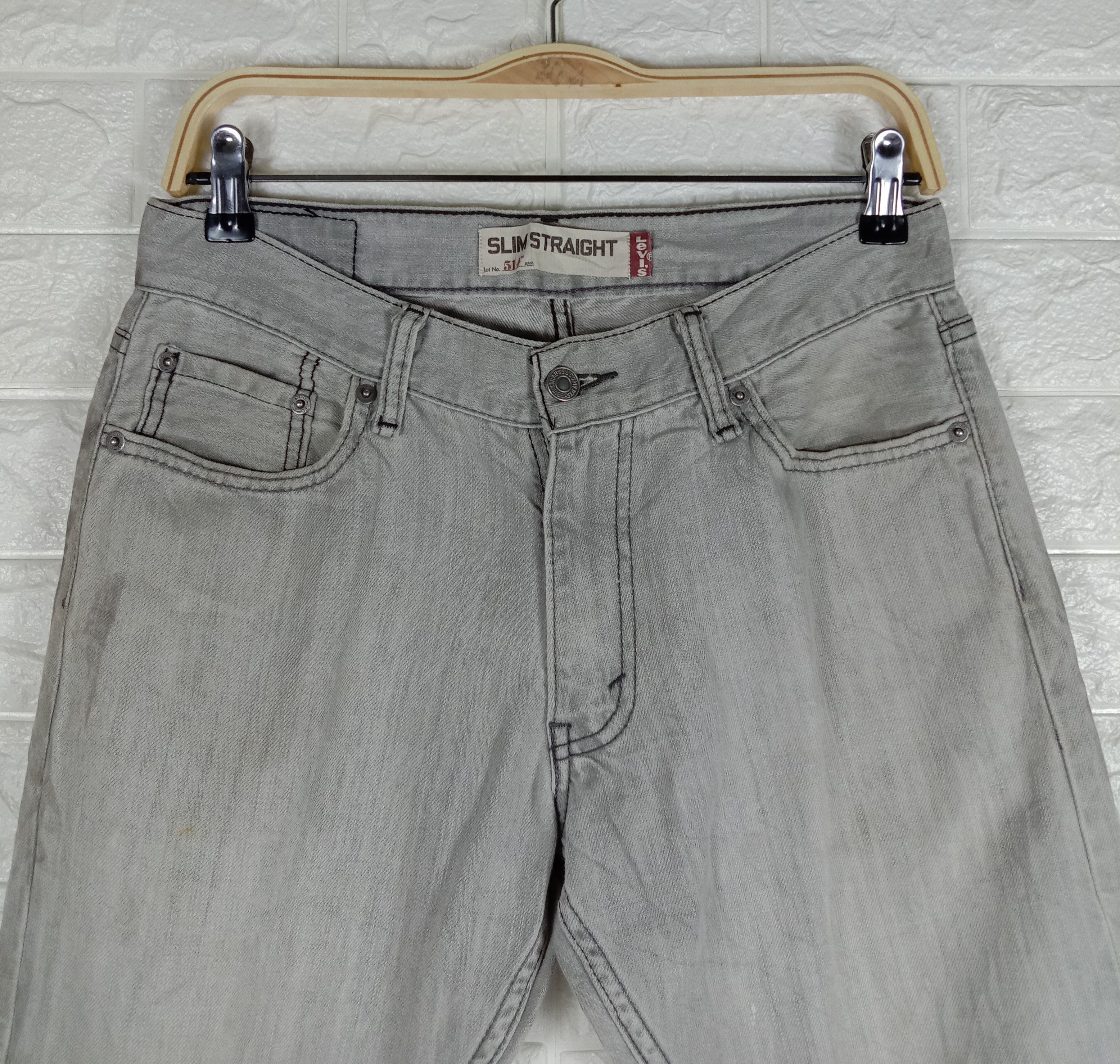 Levi's Vintage Levi’s 514 Jeans Slim Straight Distressed Denim Size US 30 / EU 46 - 2 Thumbnail
