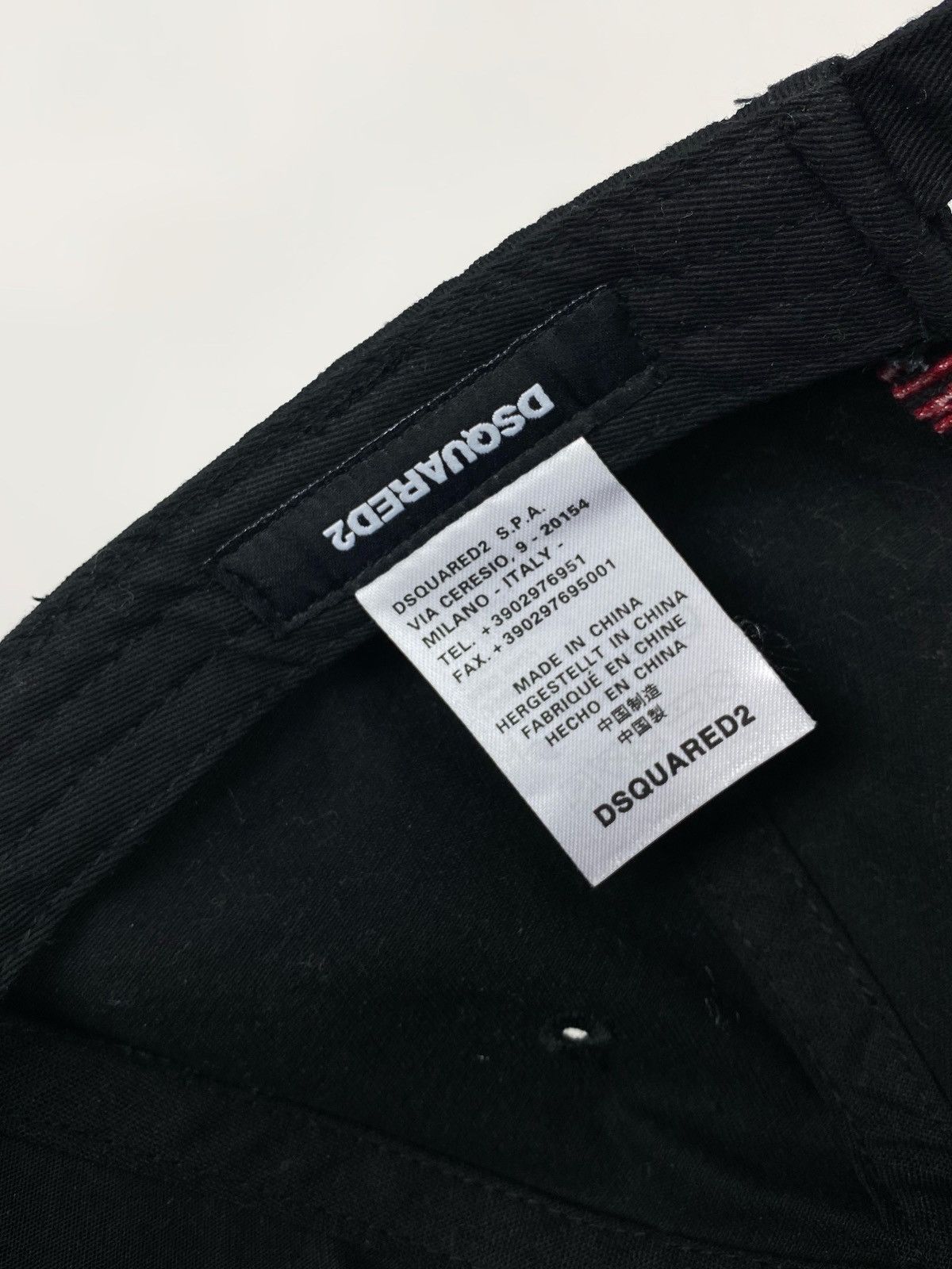 Dsquared2 Dsquared2 Black Maple Leaf “City Of Wood” Baseball Cap Size ONE SIZE - 6 Thumbnail