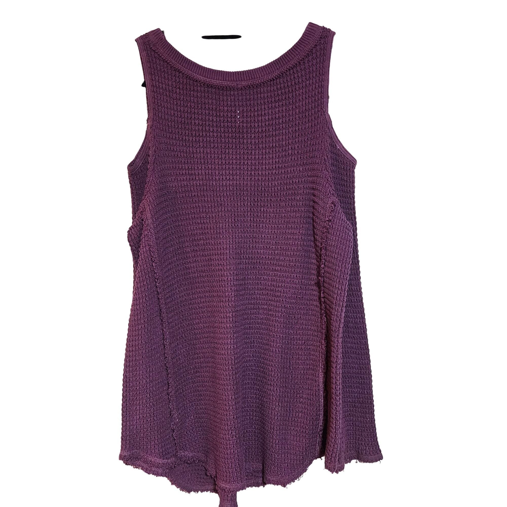 Free People Free People Women Plum Cold Shoulder Thermal Top M Festival Size S / US 4 / IT 40 - 3 Thumbnail