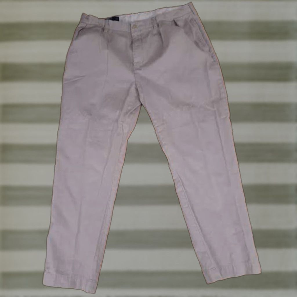Polo Ralph Lauren Polo Ralph Lauren Chino Pants Men 38 Regular Beige 32 Inseam 31-32 Waist Canvas Button Pockets Size US M / EU 48-50 / 2 - 1 Thumbnail