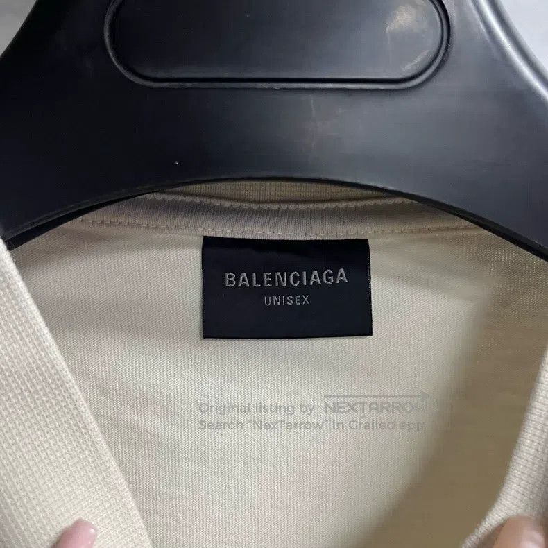 Balenciaga Balenciaga Logo Letter Printed Casual Round Neck Short Sle Size US M / EU 48-50 / 2 - 2 Thumbnail
