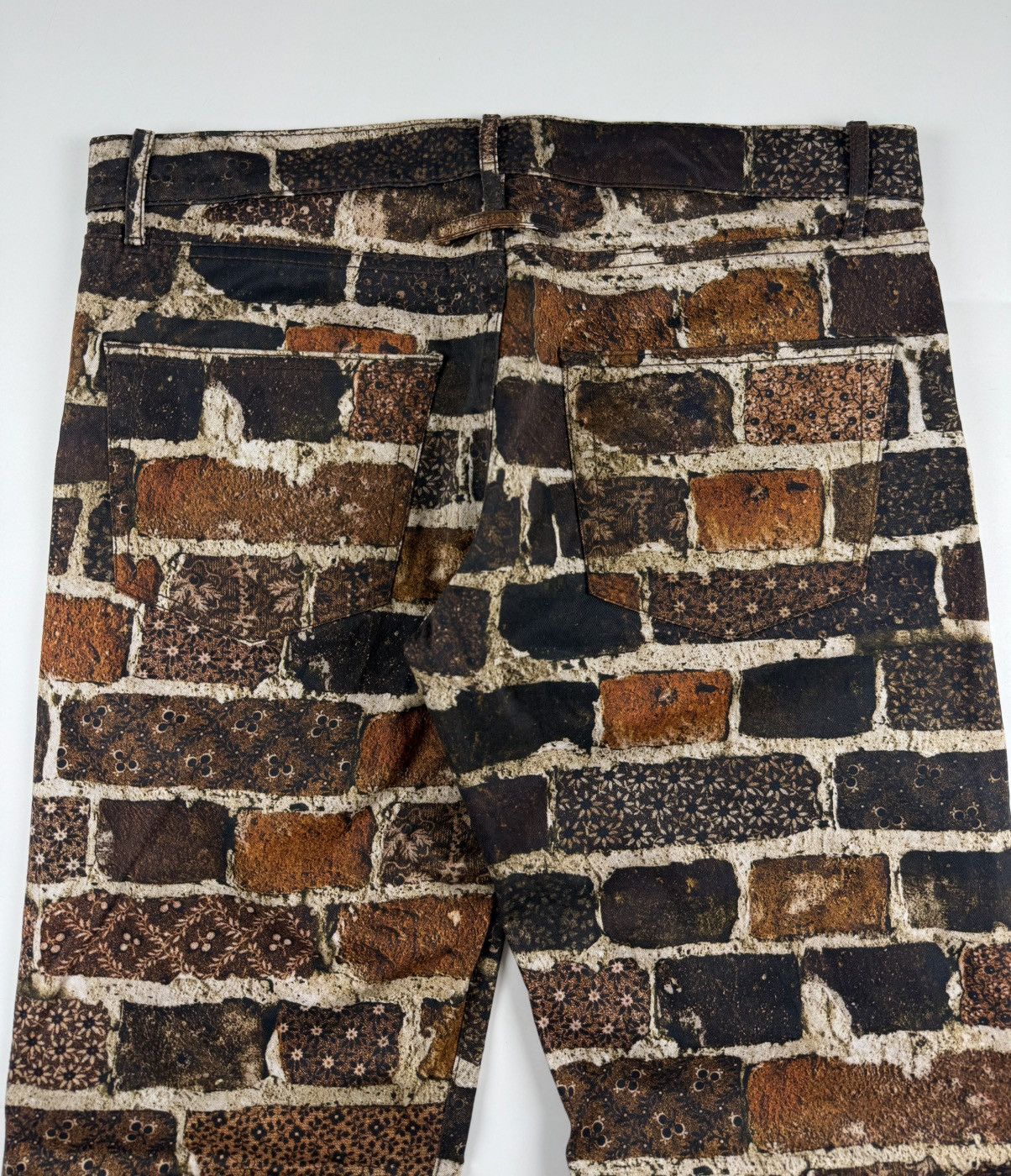 Jean Paul Gaultier Jean Paul Gaultier F/W’12 Brick Print Pants Size US 32 / EU 48 - 8 Thumbnail