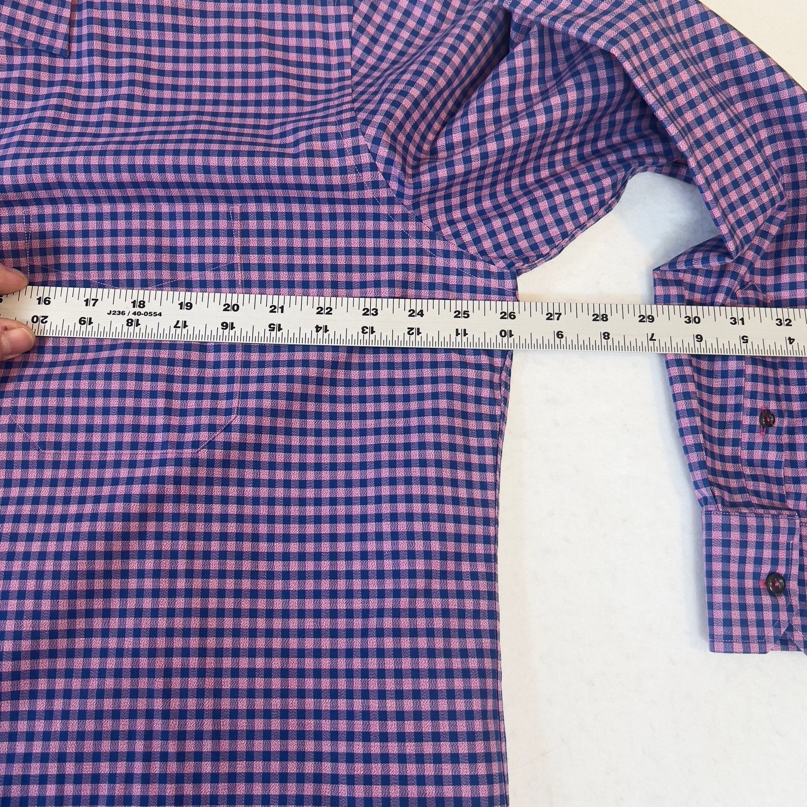 David Donahue David Donahue Button Shirt Men XL Purple Blue Premium Cotton Size US XL / EU 56 / 4 - 5 Thumbnail