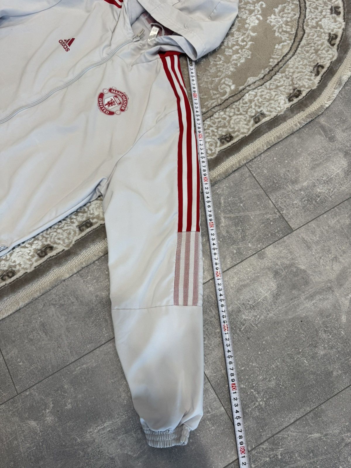 Adidas Adidas Manchester United Jacket Rain Coat Size US XL / EU 56 / 4 - 3 Thumbnail