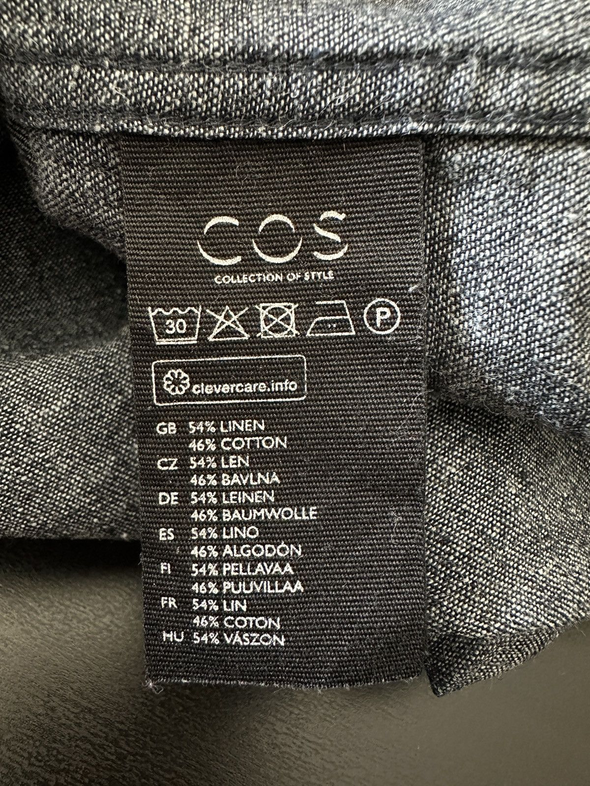 Cos COS Linen Blend Overshirt Size US M / EU 48-50 / 2 - 4 Thumbnail