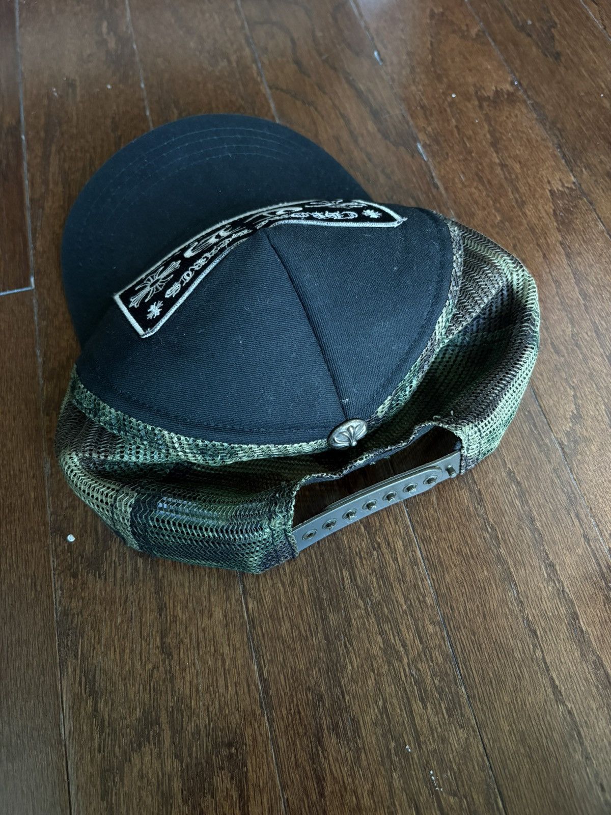 Chrome Hearts Chrome Hearts CH Black Camo Trucker Hat Size ONE SIZE - 5 Thumbnail