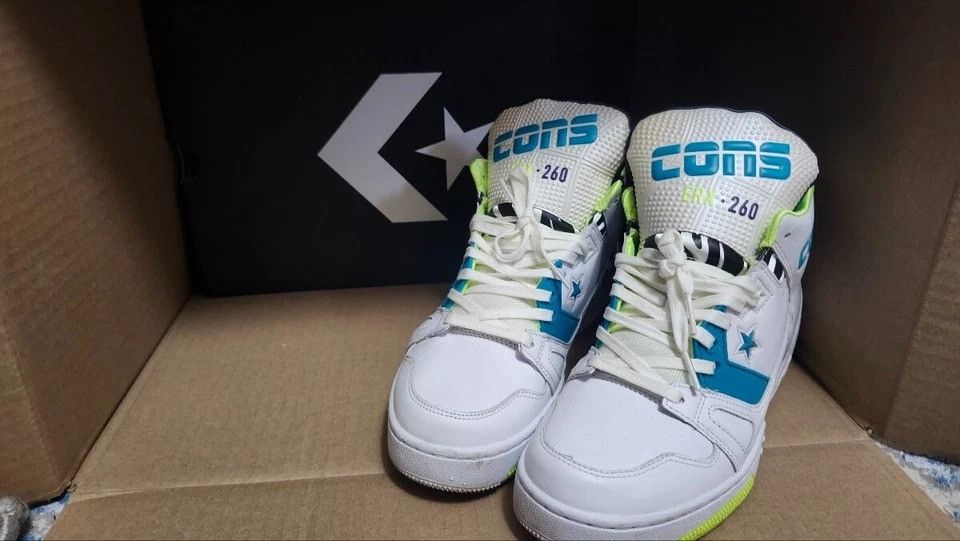 Converse × Just Don Converse Just Don x ERX-260 Mid Animal - White Teal 163783C Size US 8 / EU 41 - 5 Thumbnail