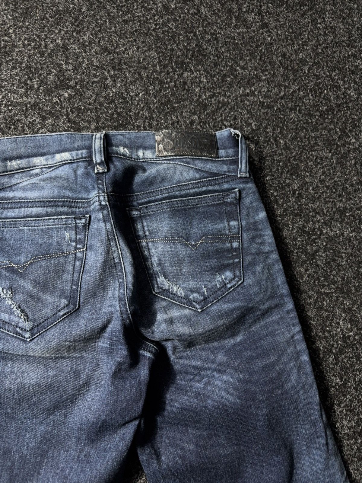 Diesel × If Six Was Nine × Vintage Vintage 90s Distressed Diesel Industry Jeans Skinny pants Size 25" / US 0 / IT 36 - 15 Thumbnail