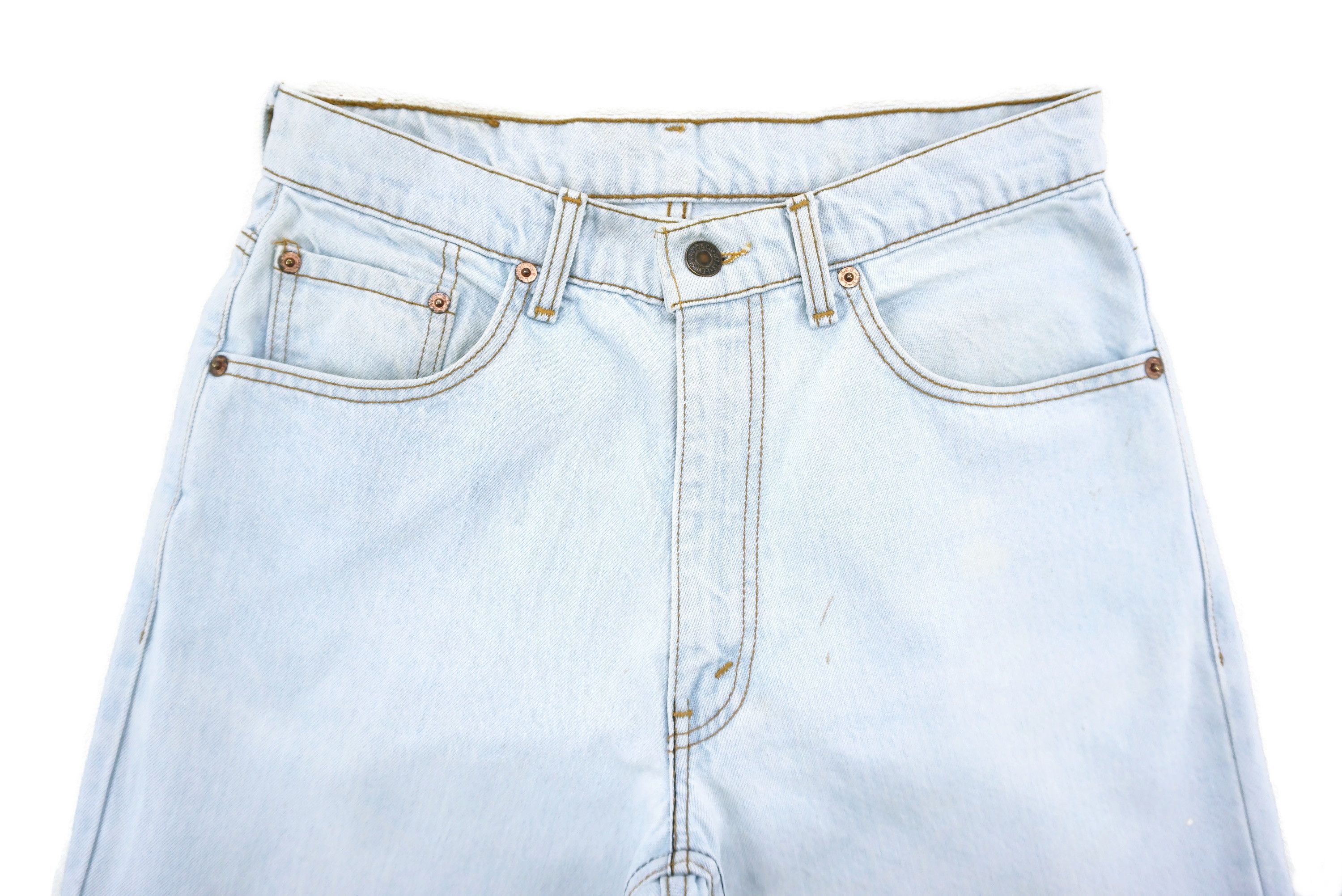 Levi's Vintage Levi's 686 Jeans W30xL28 Light Wash High-Waisted Size 30" / US 8 / IT 44 - 3 Thumbnail