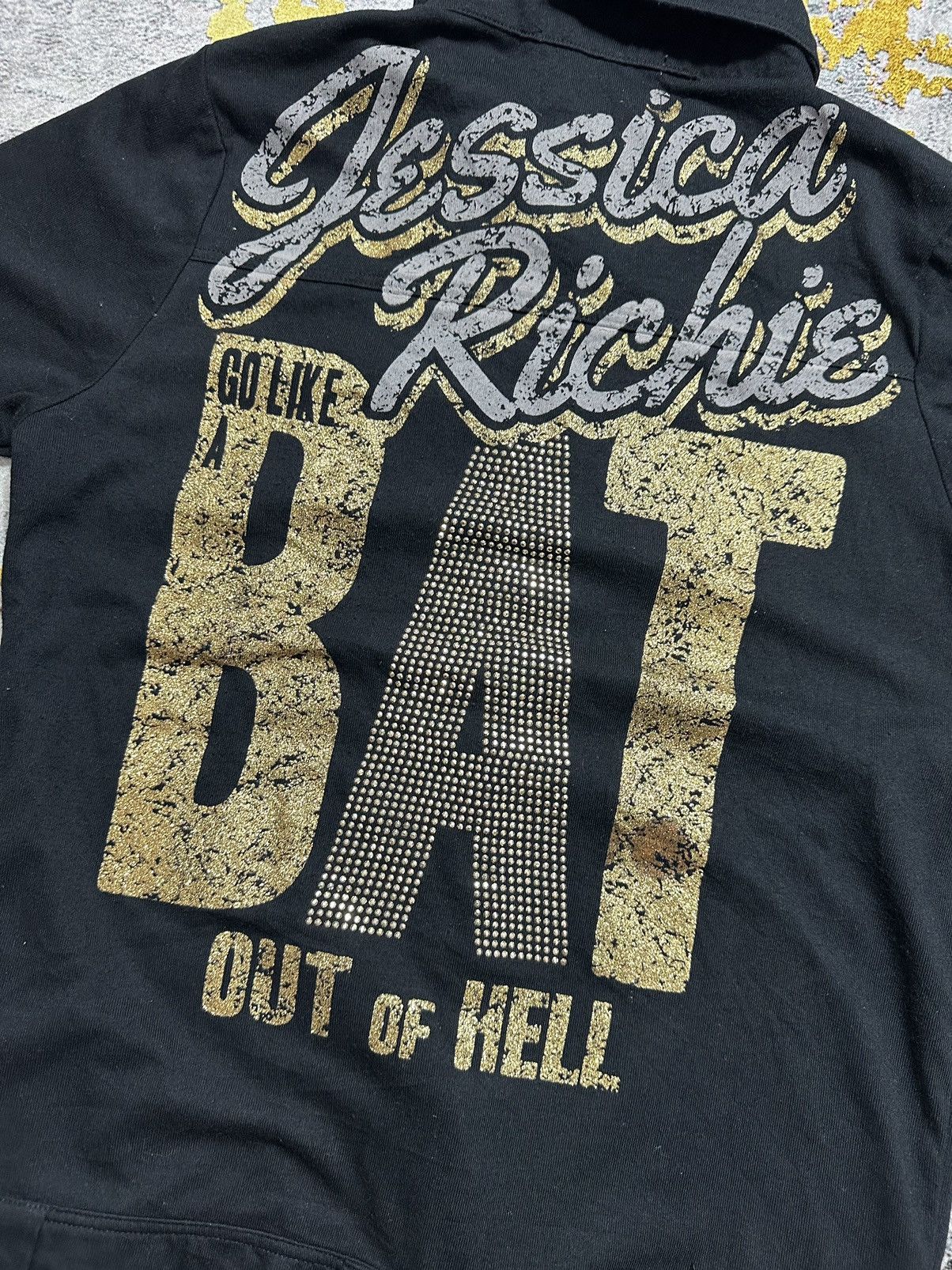 14th Addiction VINTAGE Y2K OUT OF HELL OVERALL STREETWEAR LGB STYLE Size US L / EU 52-54 / 3 - 7 Thumbnail