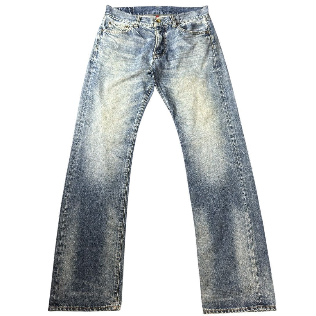 🔥🇯🇵 Vintage 90s Japanese Uniqlo UJ Distressed Faded Denim