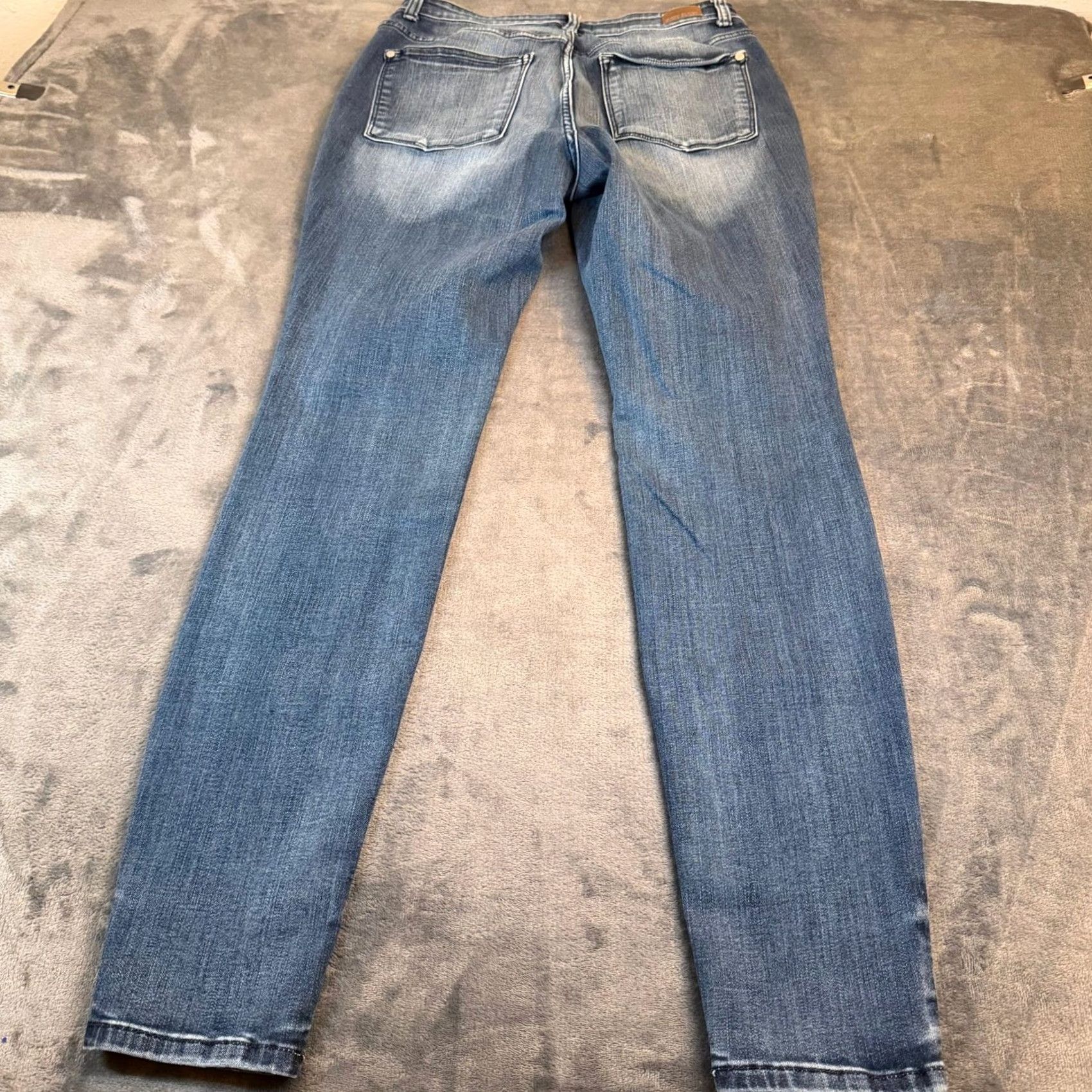 Vintage Judy Blue Jeans Skinny Womens 14W High Rise Stretch Denim JB82419DK-PL Size 36" / US 14 / IT 50 - 4 Thumbnail