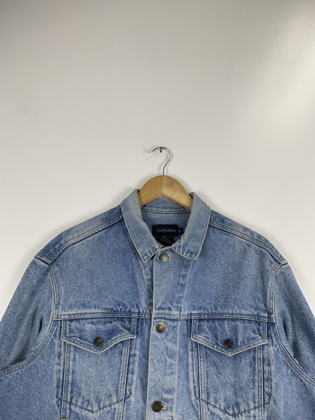 Calvin Klein × Vintage Vintage Calvin Klein Denim Jacket Size US S / EU 44-46 / 1 - 6 Thumbnail