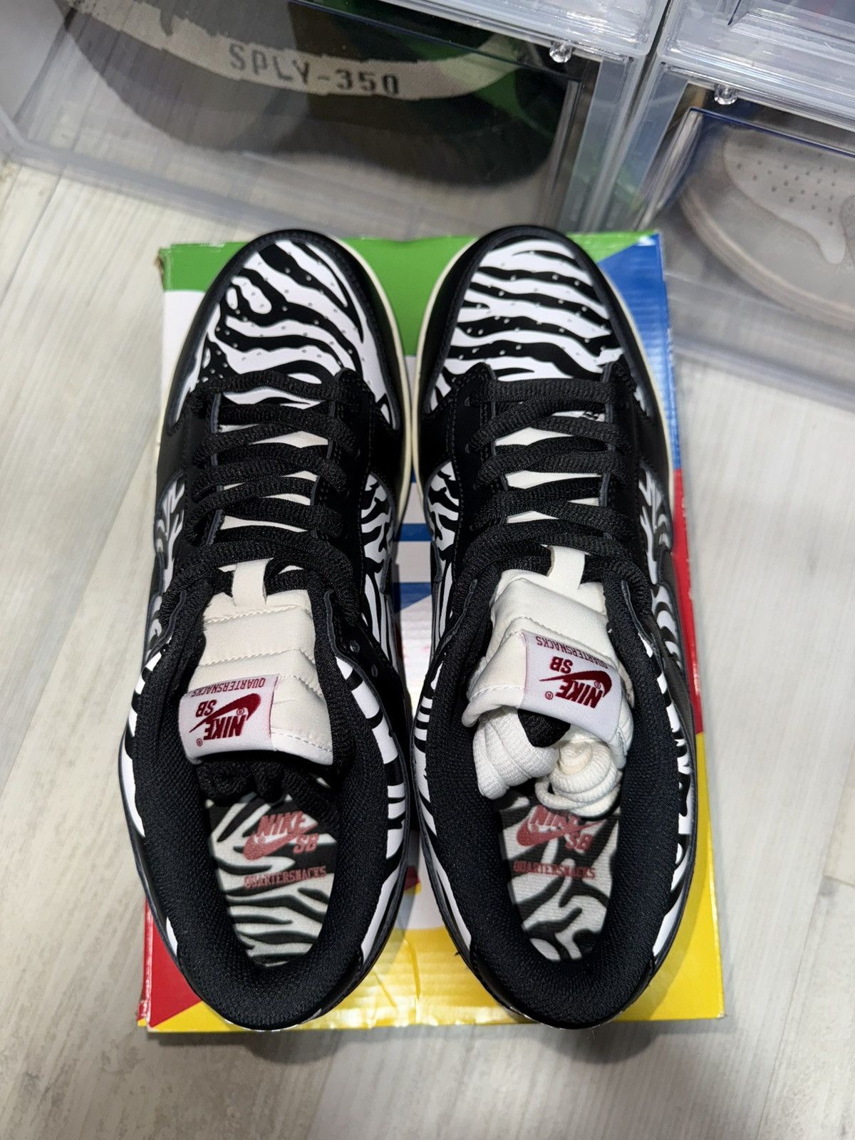 Nike SB Nike SB Dunk Low OG QS Quartersnacks Zebra Size US 10.5 / EU 43-44 - 6 Thumbnail