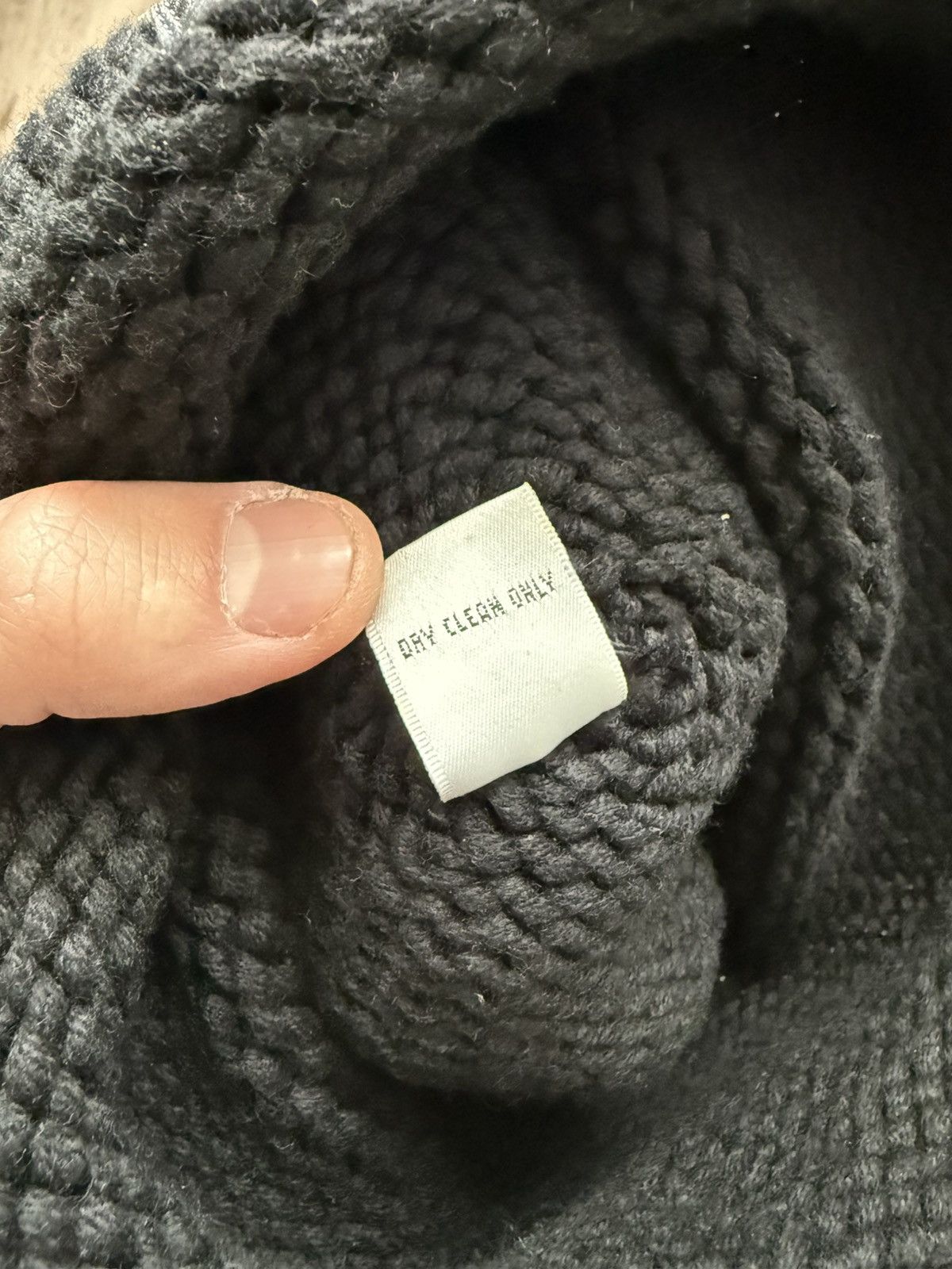 Chrome Hearts Vintage 1995 Chrome Hearts Cashmere Beanie • Silver Button Size ONE SIZE - 9 Thumbnail
