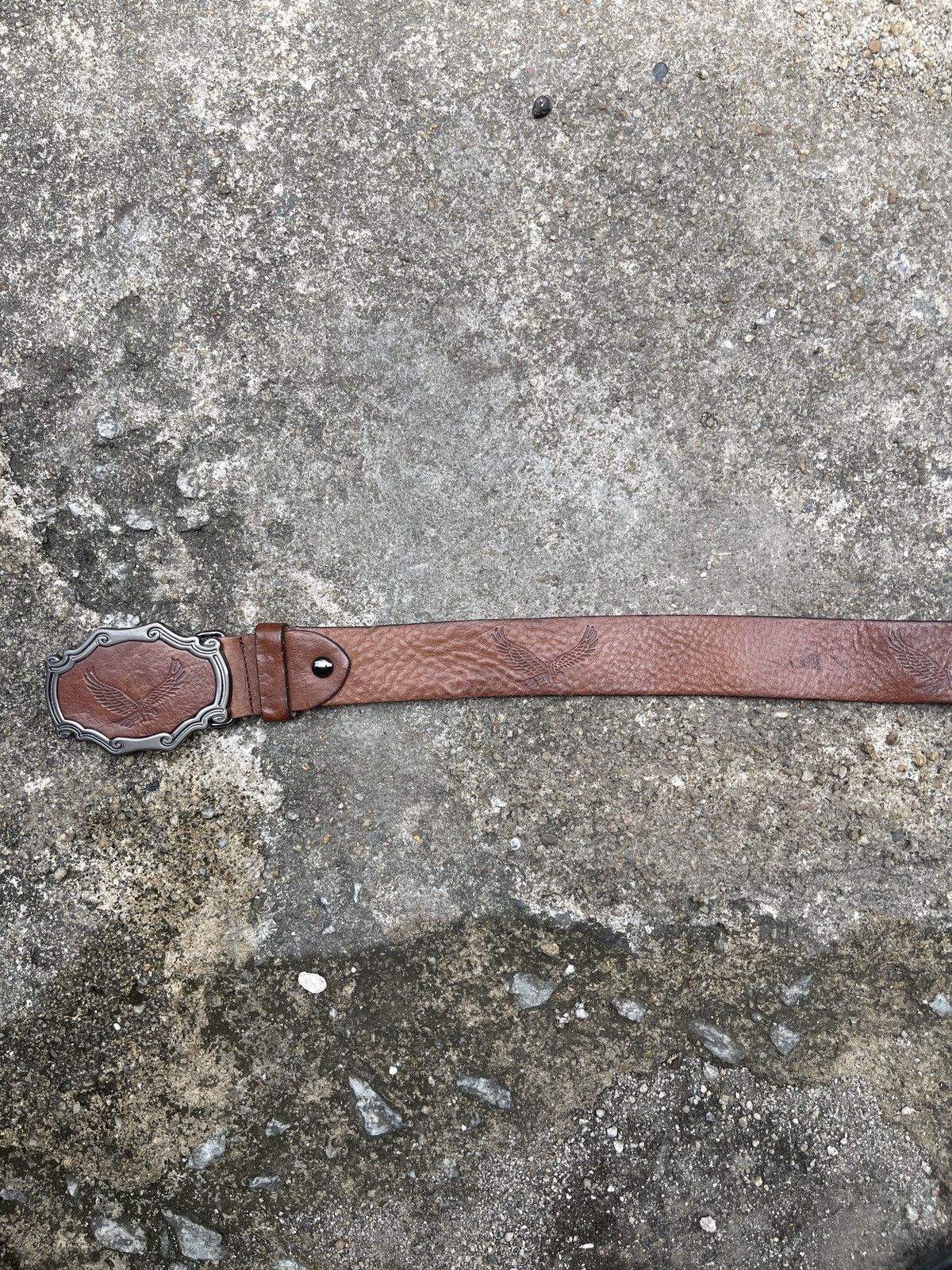 If Six Was Nine Last Drop🔥Rare🔥Eagle Leather Belt Size ONE SIZE - 6 Thumbnail
