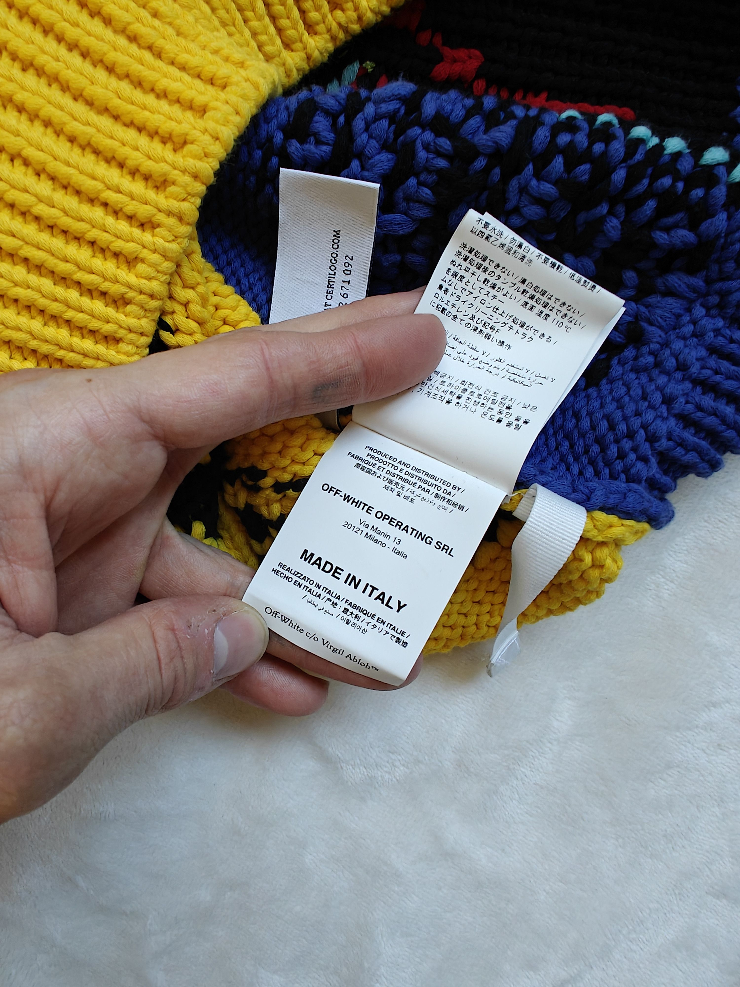 Off-White Off White SS21 Snake Knit Size US S / EU 44-46 / 1 - 8 Thumbnail