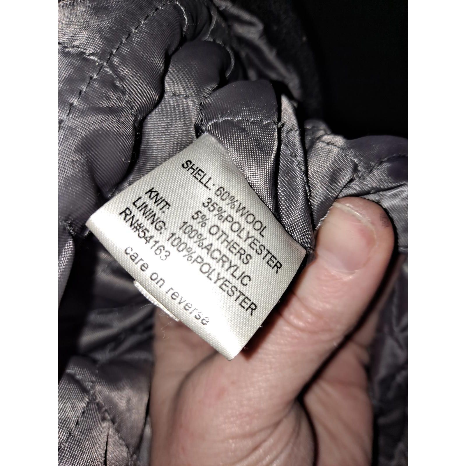 Calvin Klein Calvin Klein Overcoat Wool Blend Black with 2 Front 2 Zipper Size US XL / EU 56 / 4 - 7 Thumbnail