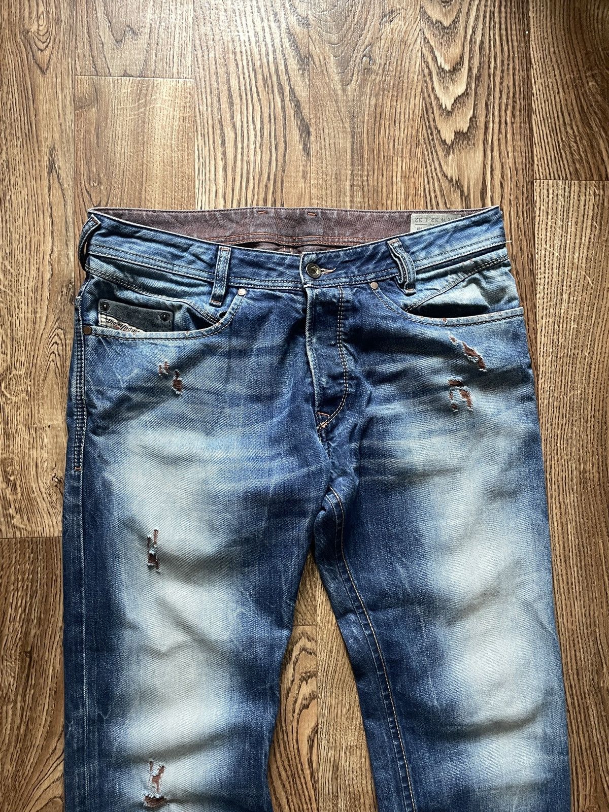 Diesel Diesel Iakop Garment Regular Slim Tapered Wash Jeans Pants Size US 32 / EU 48 - 3 Thumbnail