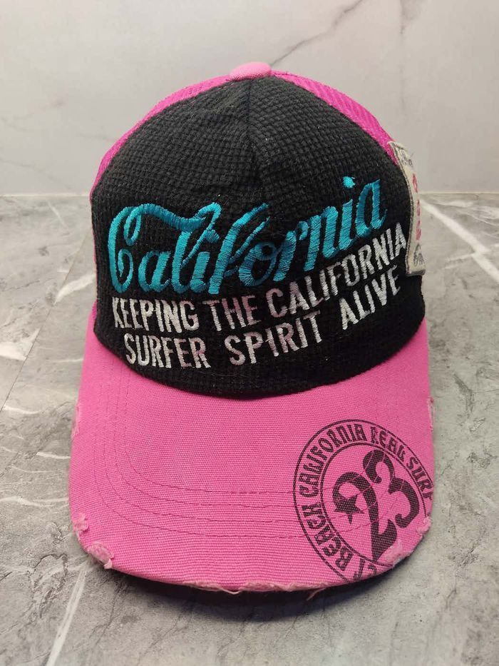 Vintage Vintage 90's Distressed Style Trucker Hat Cap Size ONE SIZE - 2 Thumbnail