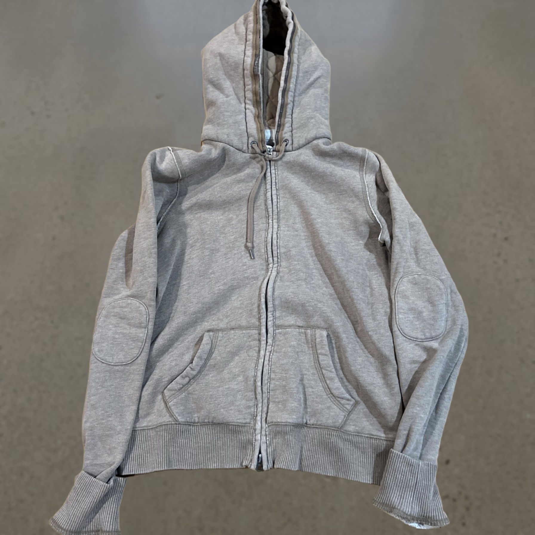 Vintage VINTAGE Ruehl Zip Up Blue Sweatshirt Hoodie Jacket L Women Brown Cotton 90s 2000s Basic Jacket Womens Labeled Zip-Up Size L / US 10 / IT 46 - 1 Thumbnail