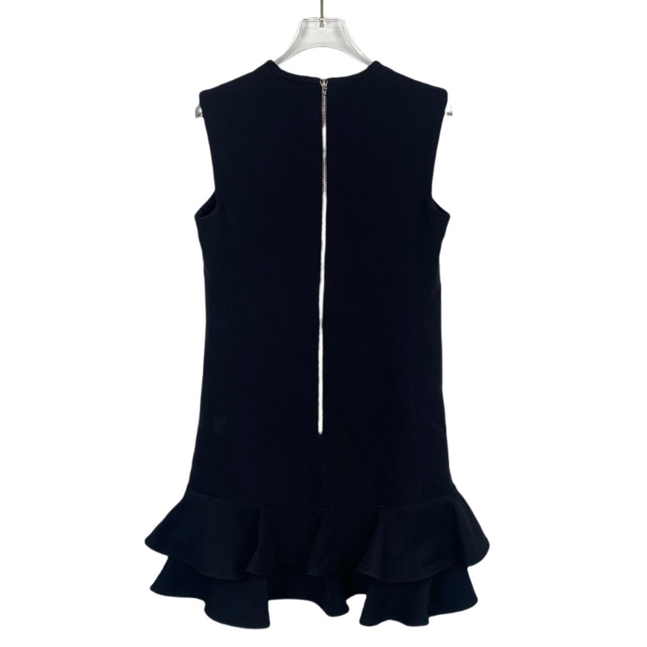 Louis Vuitton Louis Vuitton Black Wool Silk Blend Sleeveless Dress K26WX Size XXS / US 00 / IT 34 - 2 Thumbnail