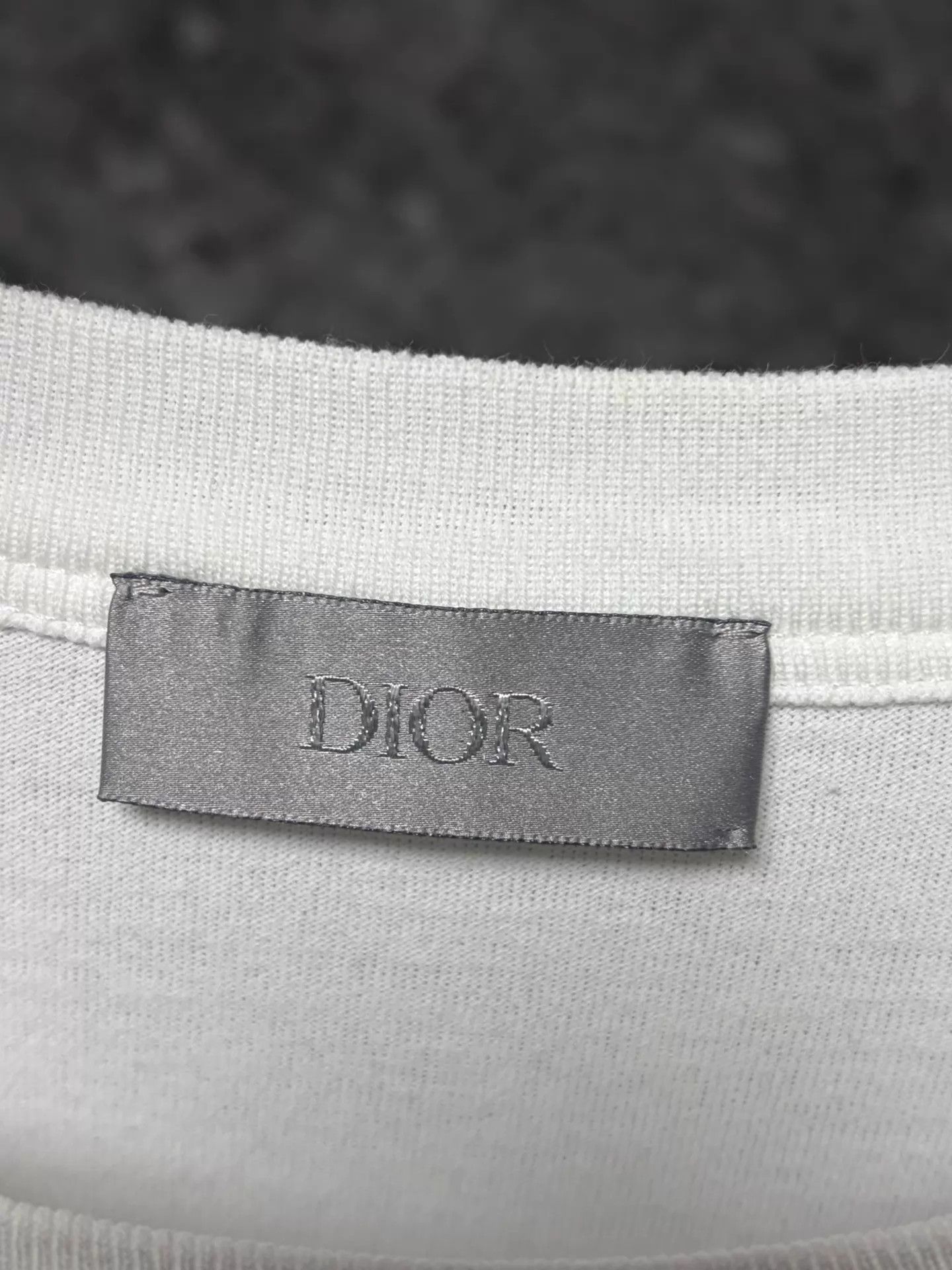 Dior Dior collab short sleeve tee XL white like new Size US XL / EU 56 / 4 - 3 Thumbnail