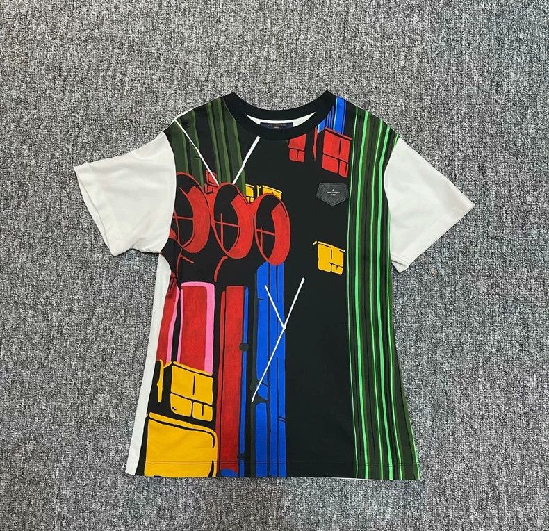 Louis Vuitton Louis Vuitton Cotton summer T-shirt Size US S / EU 44-46 / 1 - 1 Thumbnail