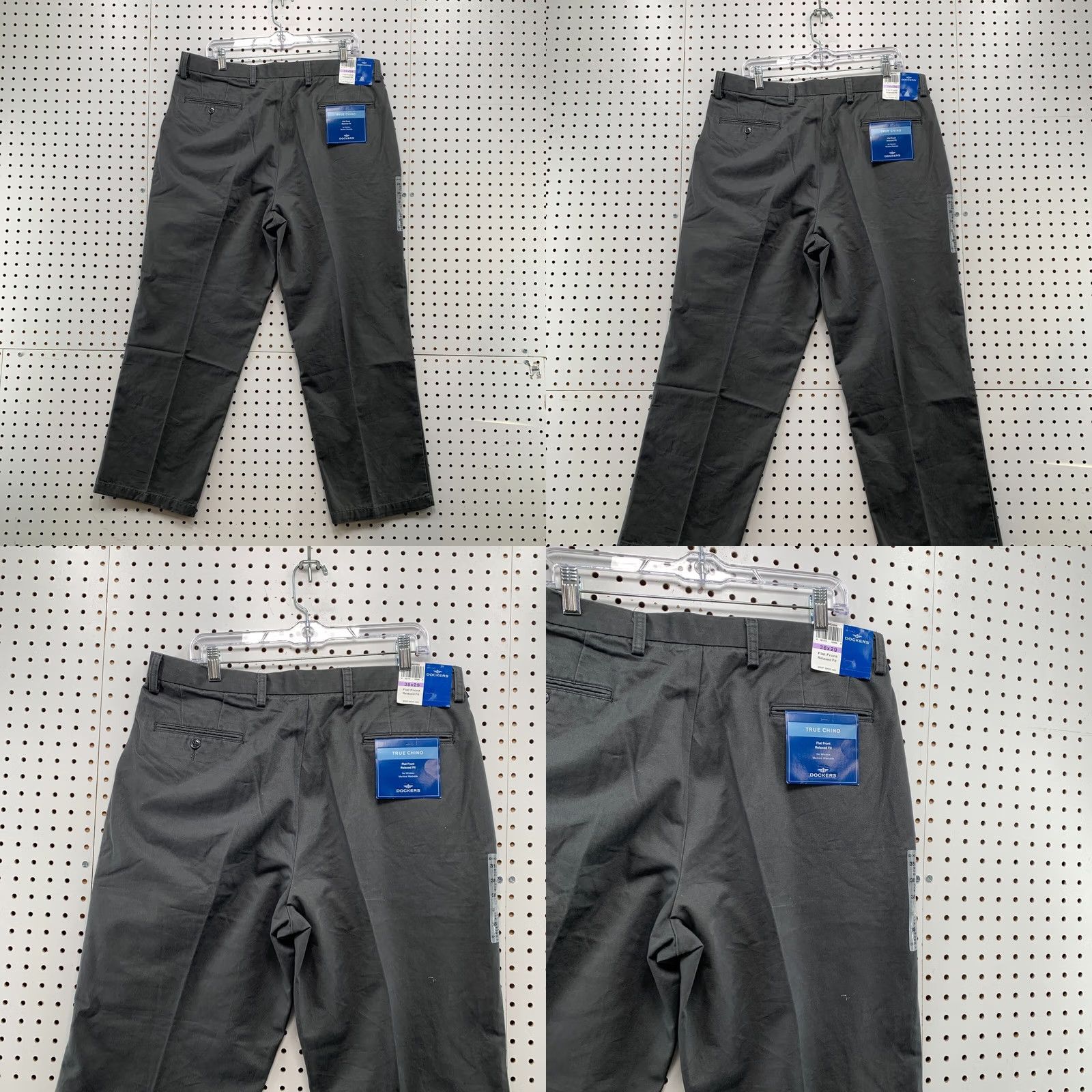 Dockers Dockers True Chino Pants Mens Size 38x29 Gray Straight Relaxed NWT Size US 38 / EU 54 - 8 Thumbnail