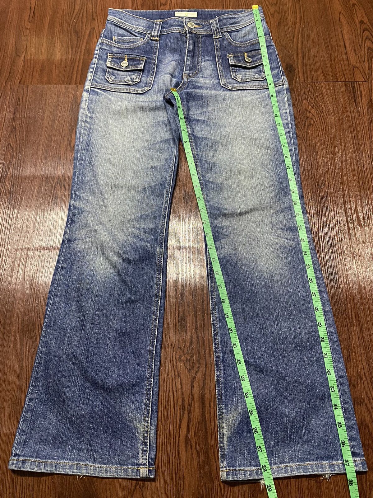 Japanese Brand Vintage Bush Pants Blue Faded Wash Japanese Brand Jeans Size US 28 / EU 44 - 10 Thumbnail