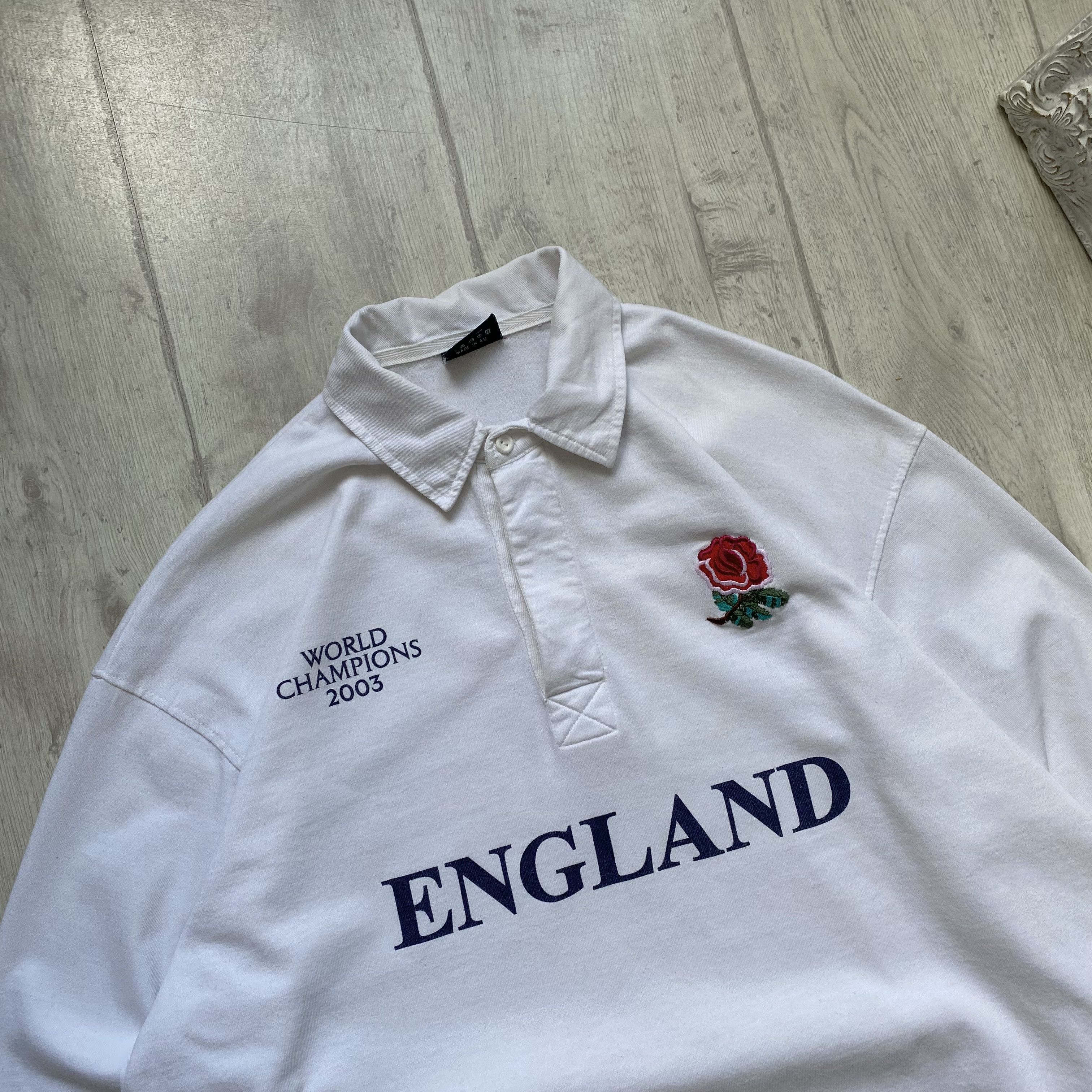 Cotton Traders 🏆 Vintage England Rugby jersey shirt 2003 champions Size US XL / EU 56 / 4 - 3 Thumbnail