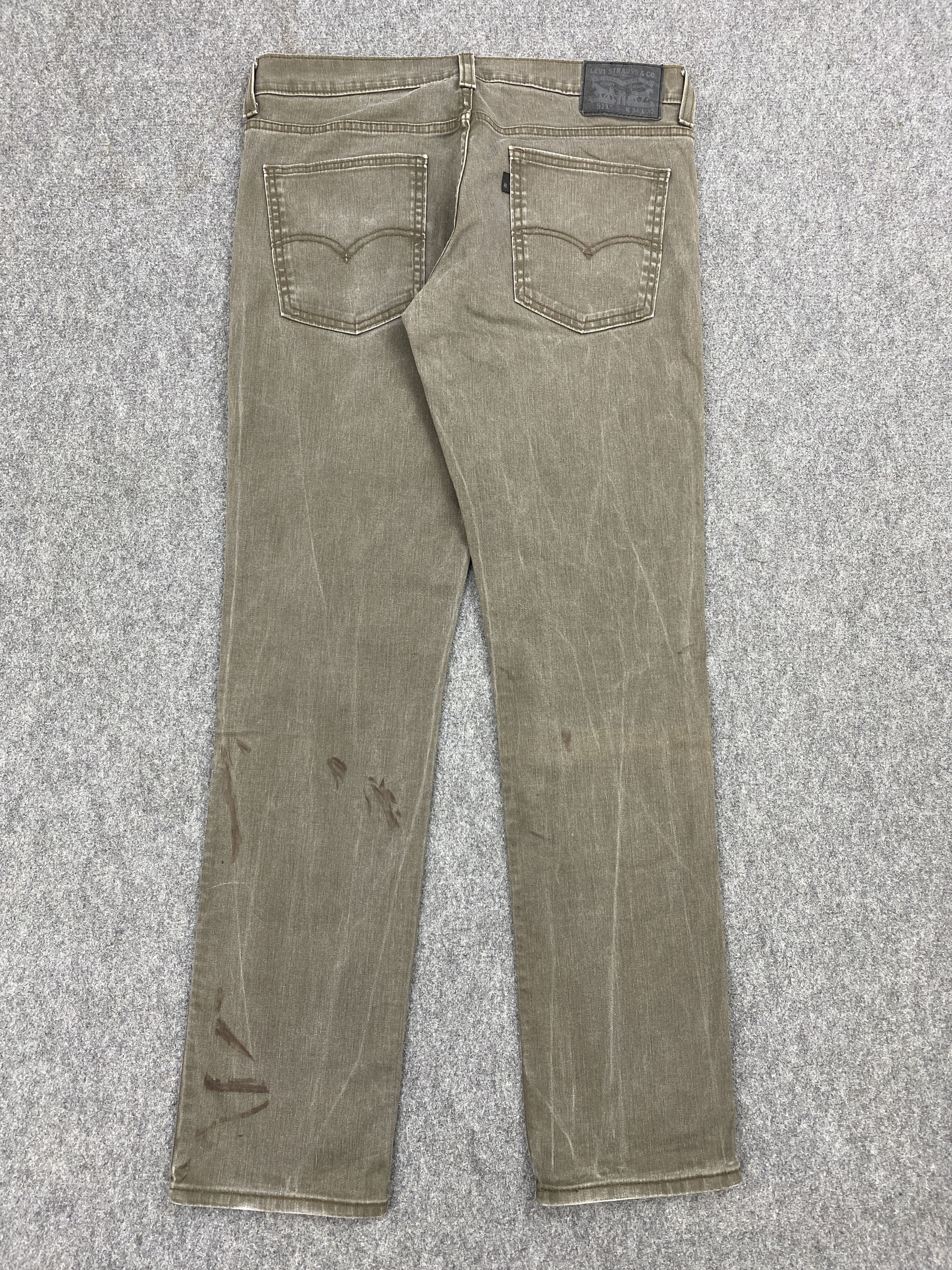Levi's × Vintage Faded Black Vintage Levis 511 Jeans Size US 34 / EU 50 - 3 Thumbnail