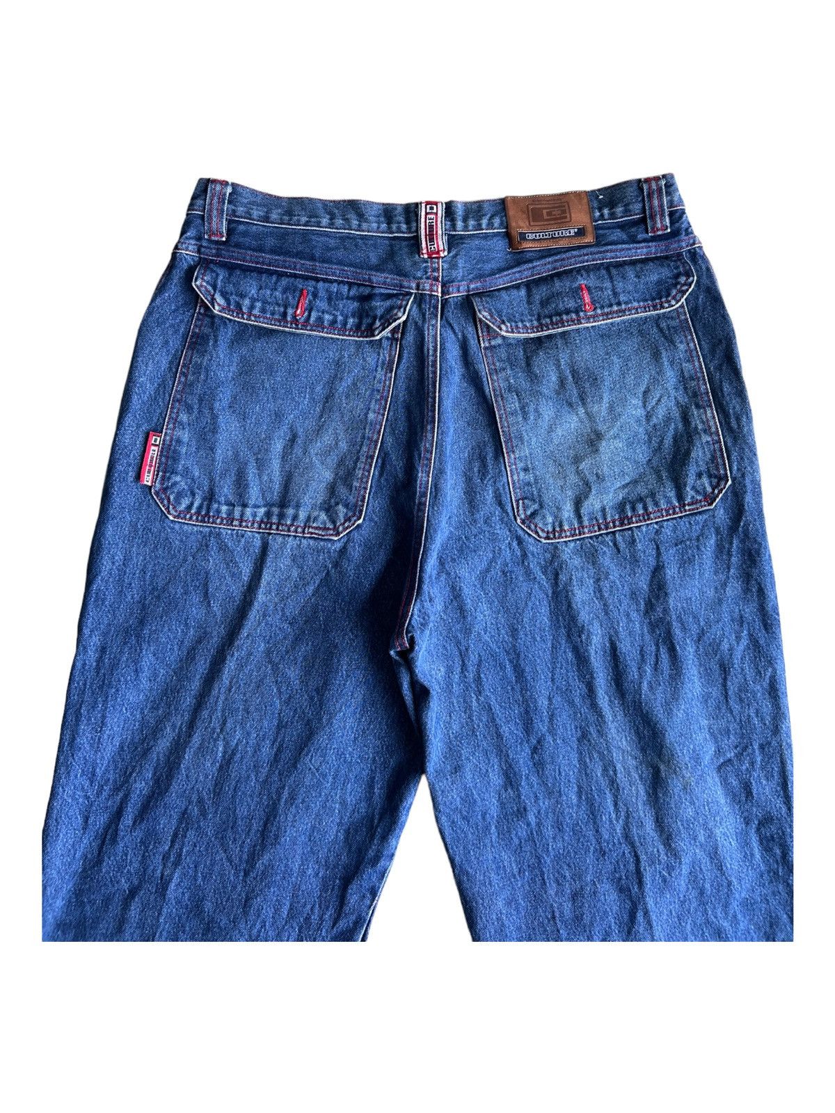 Fubu × JNCO Y2K JNCO Style Culture Big Pockets Baggy HipHop Jeans Denim Size US 38 / EU 54 - 2 Thumbnail