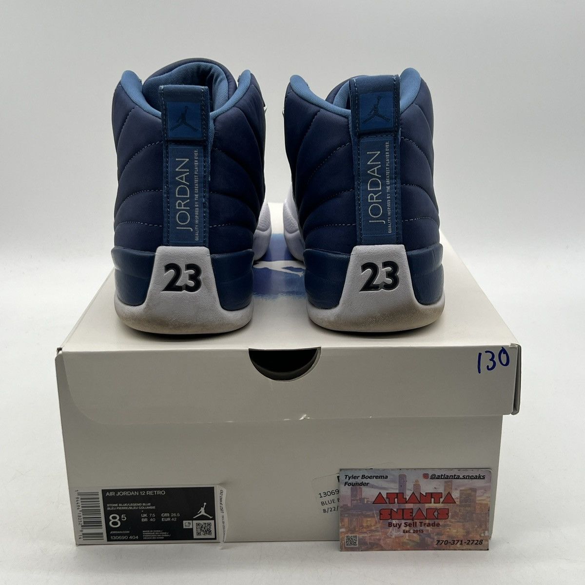 Jordan Brand Air Jordan 12 indigo Size US 8.5 / EU 41-42 - 3 Thumbnail
