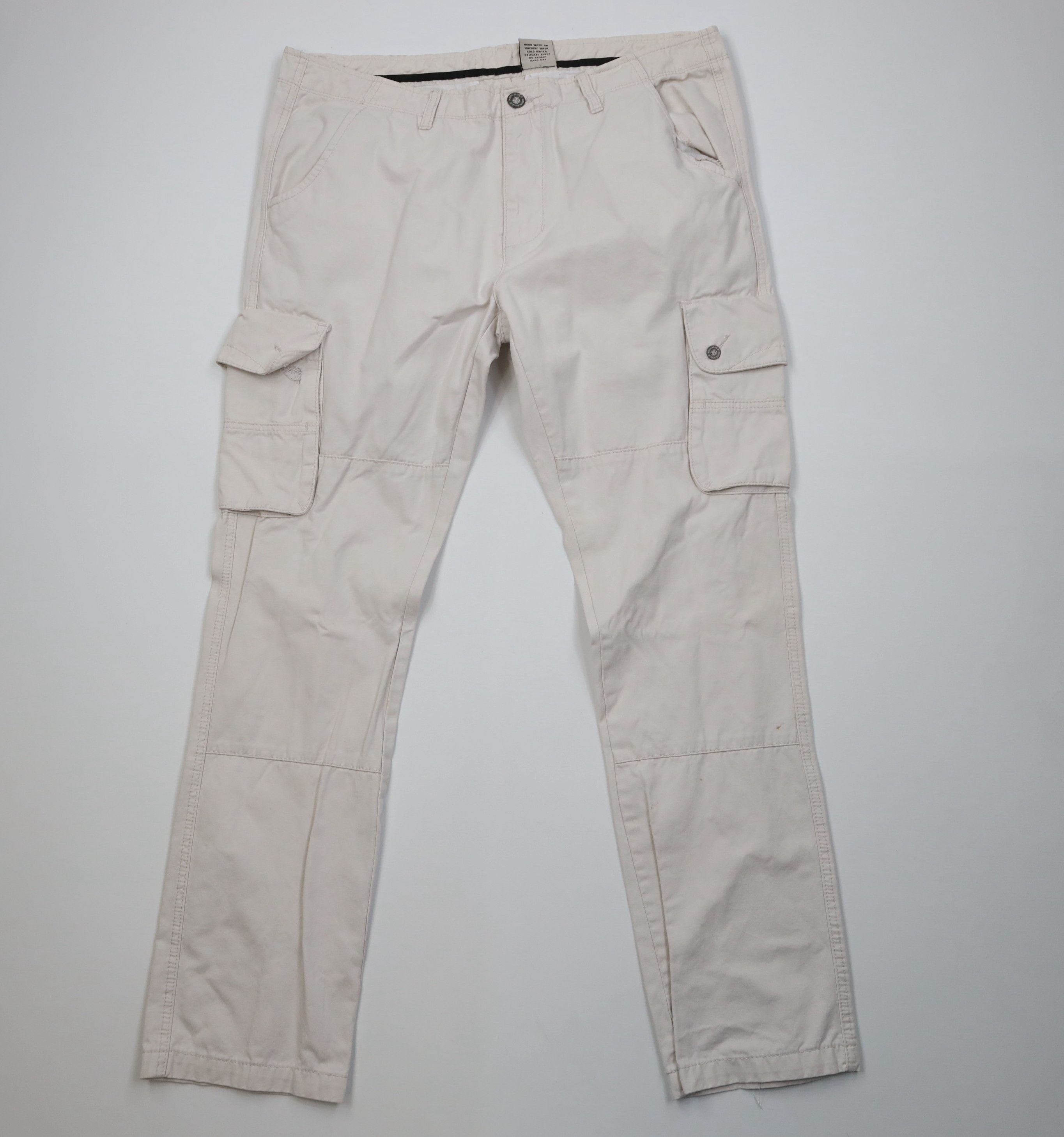 Vintage Vintage Y2K Streetwear Double Knee Cargo Pants Beige Size US 38 / EU 54 - 1 Thumbnail
