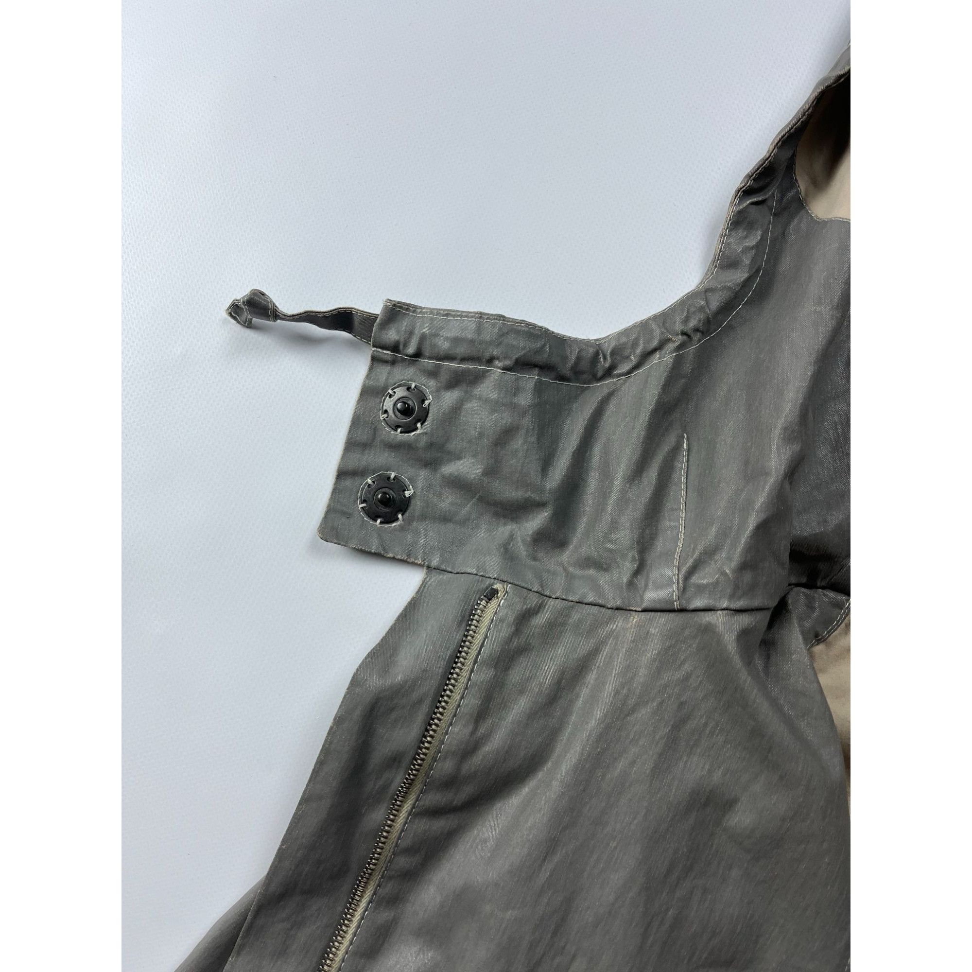 Annette Gortz Annette Görtz Gray & Beige Zip-Up RainJacket Size M / US 6-8 / IT 42-44 - 8 Thumbnail