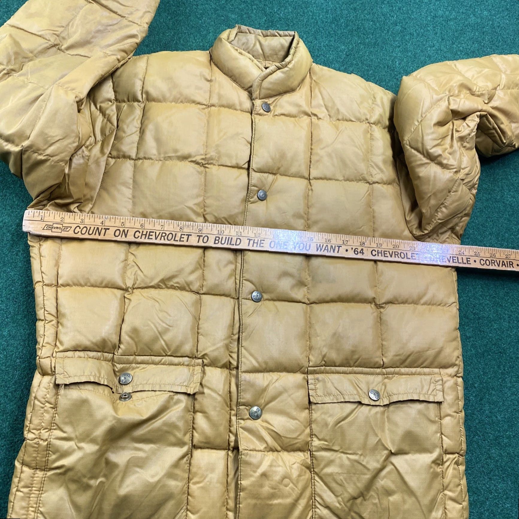 Eddie Bauer VINTAGE Eddie Bauer Jacket Mens M Yellow 70S Quilted Down 3-in-1 Coat USA Size US M / EU 48-50 / 2 - 6 Thumbnail