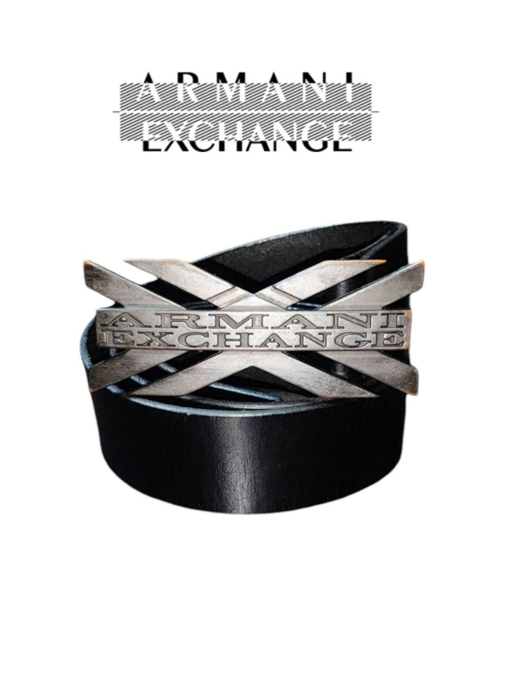 ARMANI EXCHANGE LEATHER BELT