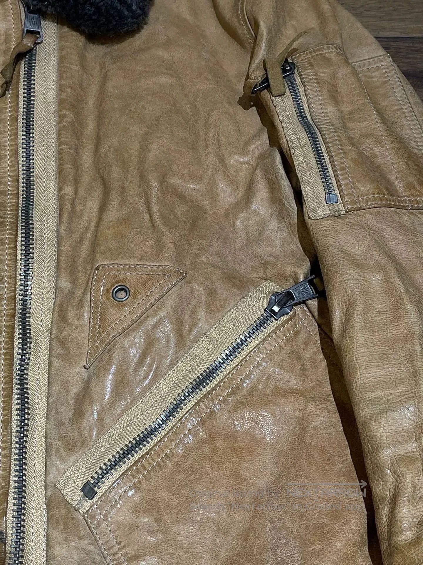 Jean Paul Gaultier Jean Paul GAULTIER Air Force Leather Jacket. Size US M / EU 48-50 / 2 - 4 Thumbnail
