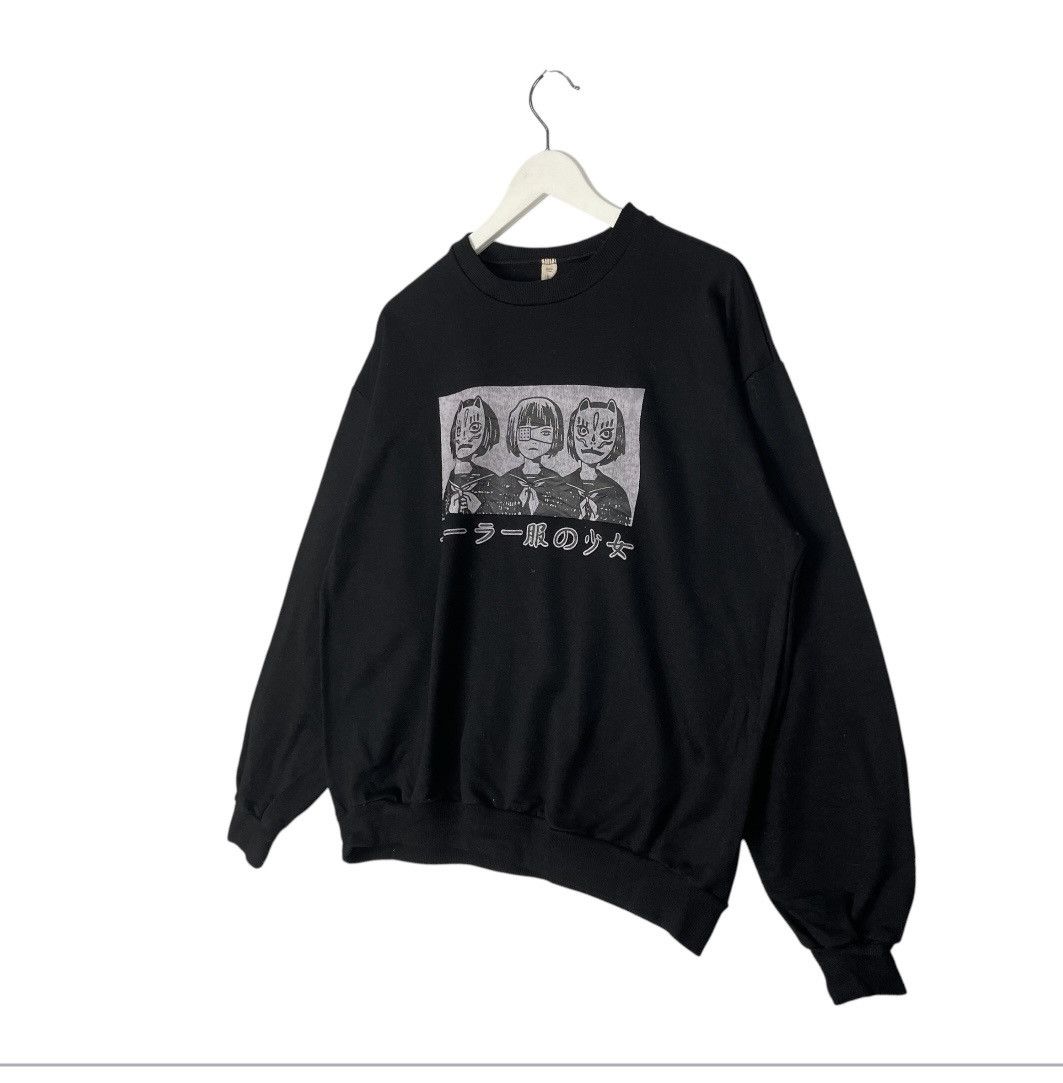 Designer × Vintage Vintage Hoodie/sweater casual sailor girl Japanese print Size US S / EU 44-46 / 1 - 2 Thumbnail
