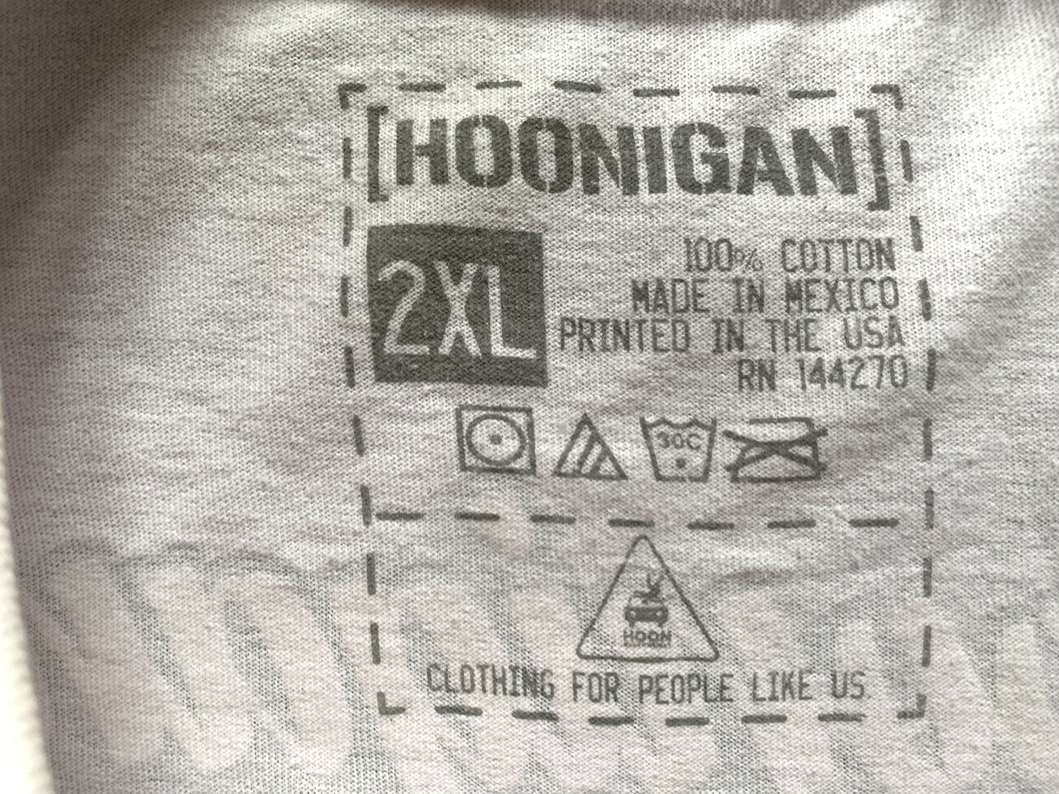 Vintage Hoonigan Motor Sport White Printed Long Sleeve Size US XXL / EU 58 / 5 - 6 Thumbnail