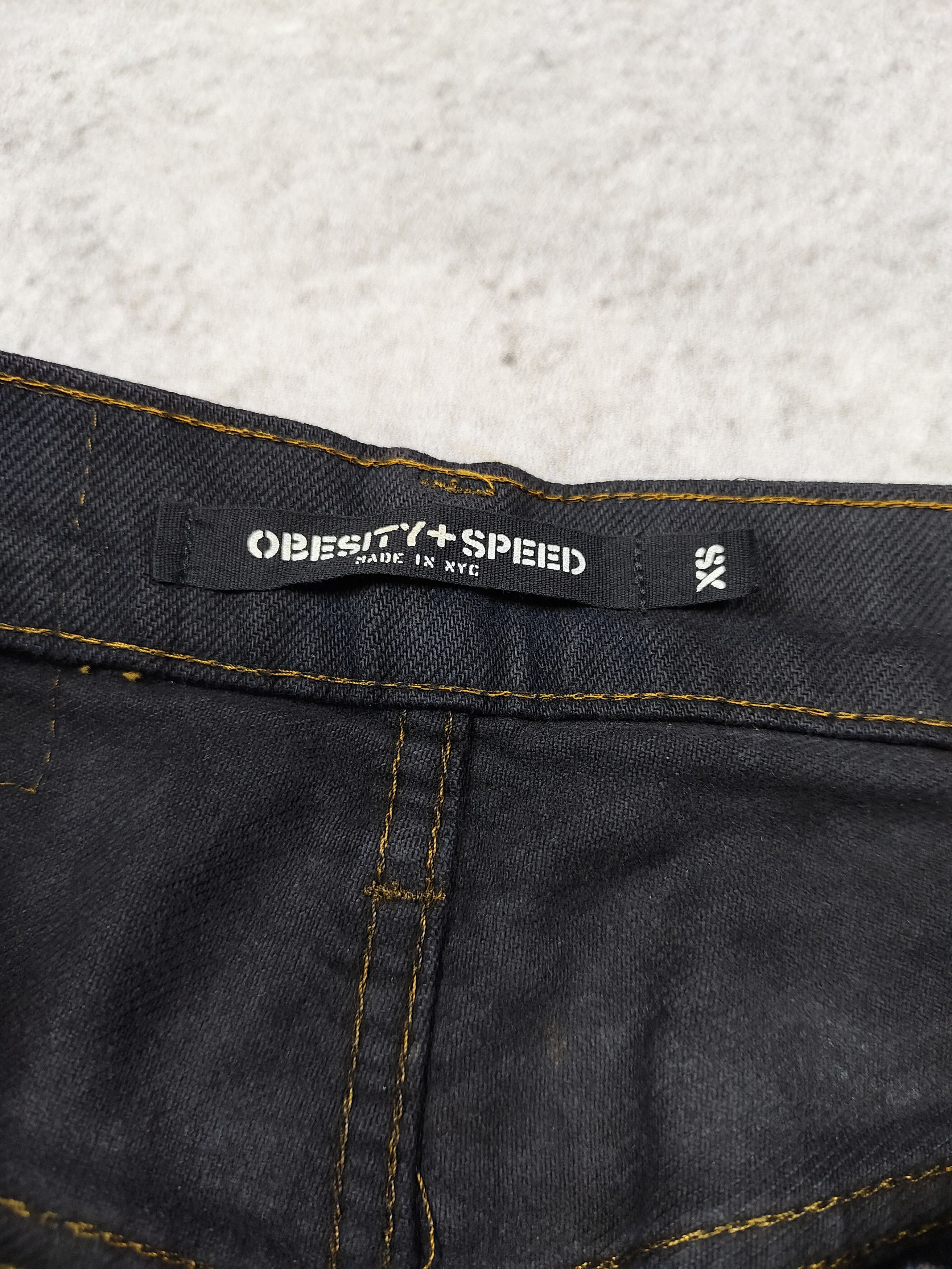 Seditionaries Obesity + Speed❤️‍🔥Gothic Punk Studded Cross Tiedye Jeans Size US 30 / EU 46 - 11 Thumbnail